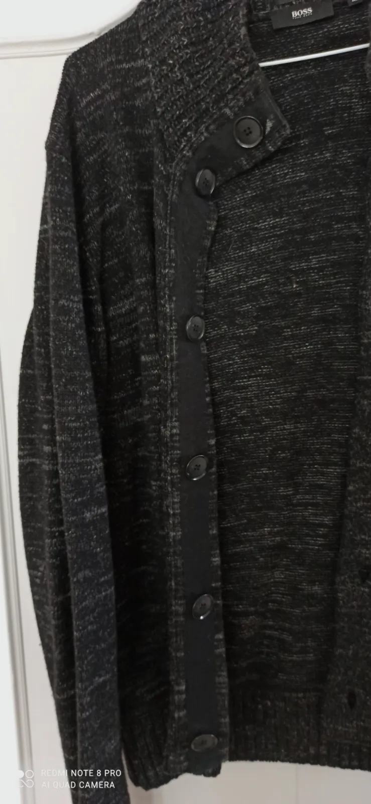 Gilet / Cardigan homme Hugo Boss en laine et coton — Taille M (Slim Fit) – Hugo Boss – taille Taille unique 3
