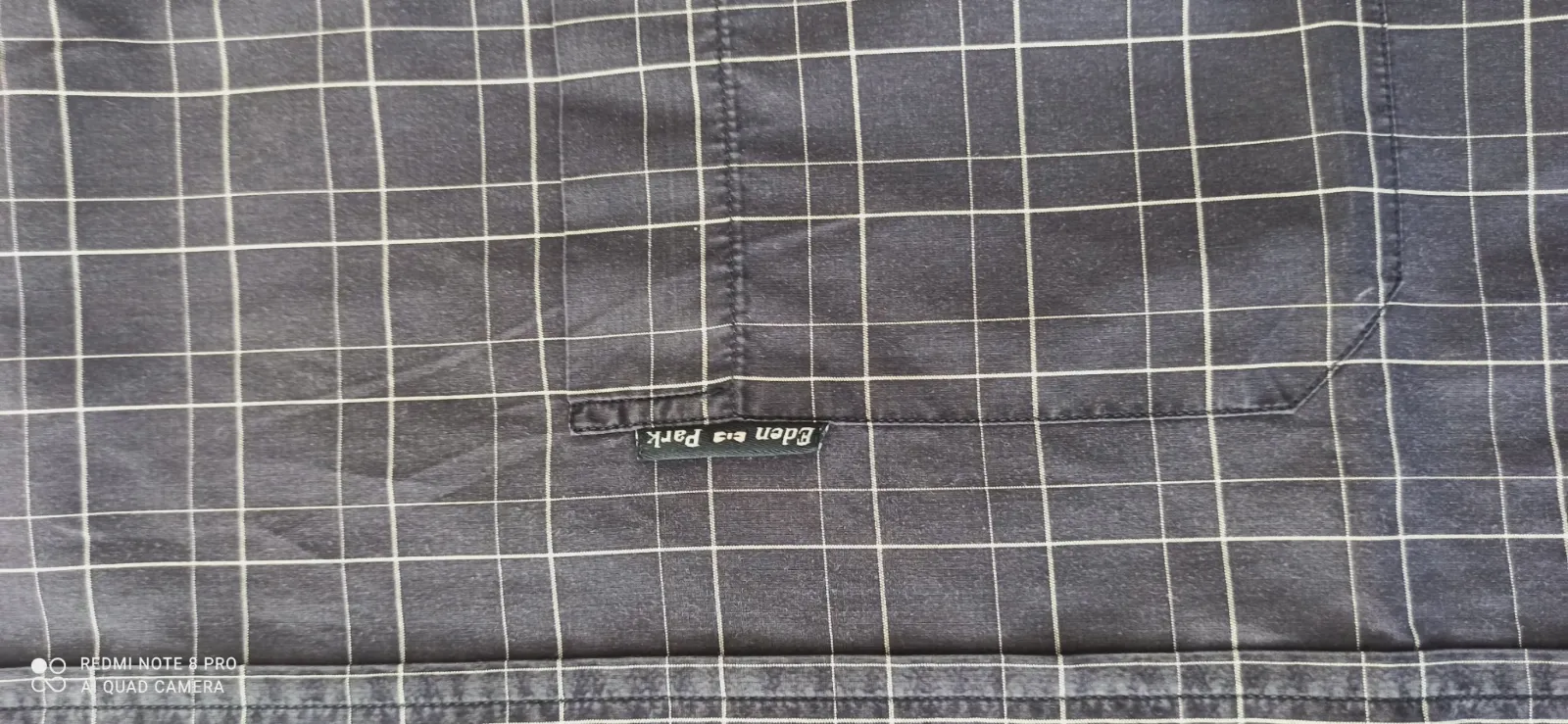 carreaux bleus et blancs – Taille M – Eden Park – taille M 4
