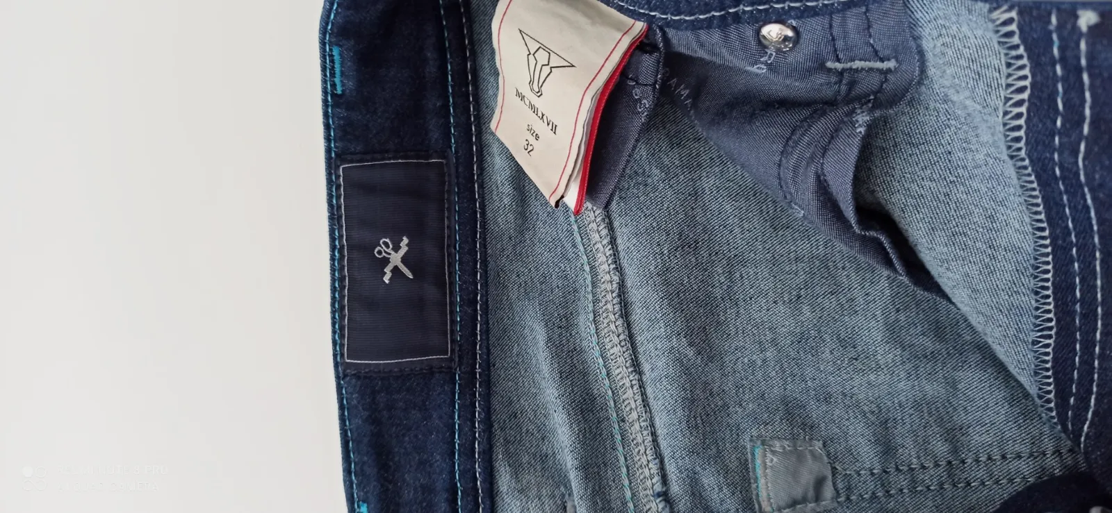 Jean Sartorial Tramarossa – Modèle Leonardo Zip Stretch (Taille 32 / US 32) – Tramarossa – taille 42 4
