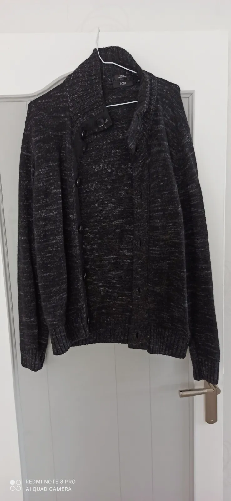 Gilet / Cardigan homme Hugo Boss en laine et coton — Taille M (Slim Fit)