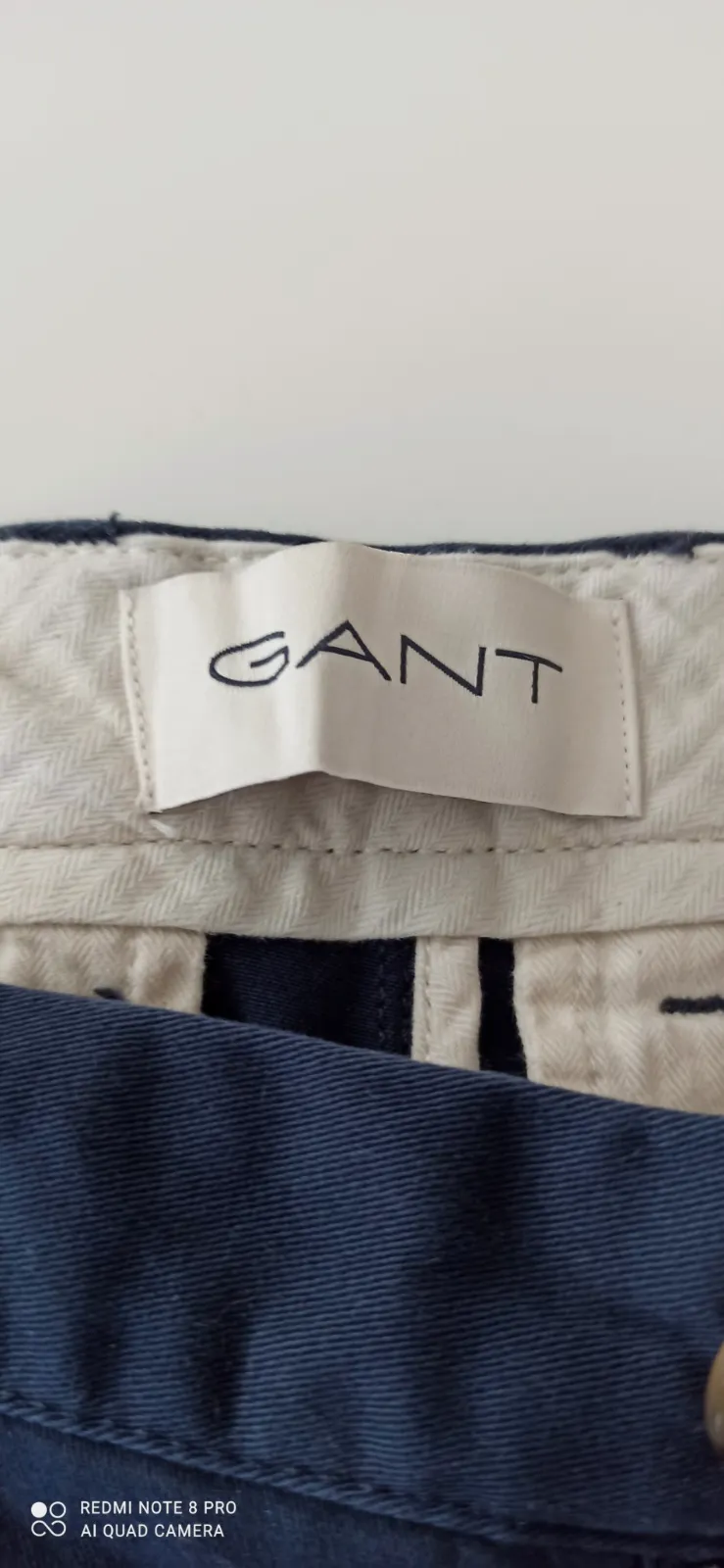 Pantalon chino GANT Slim Fit bleu marine — W31/L32  – Gant – taille 40 6
