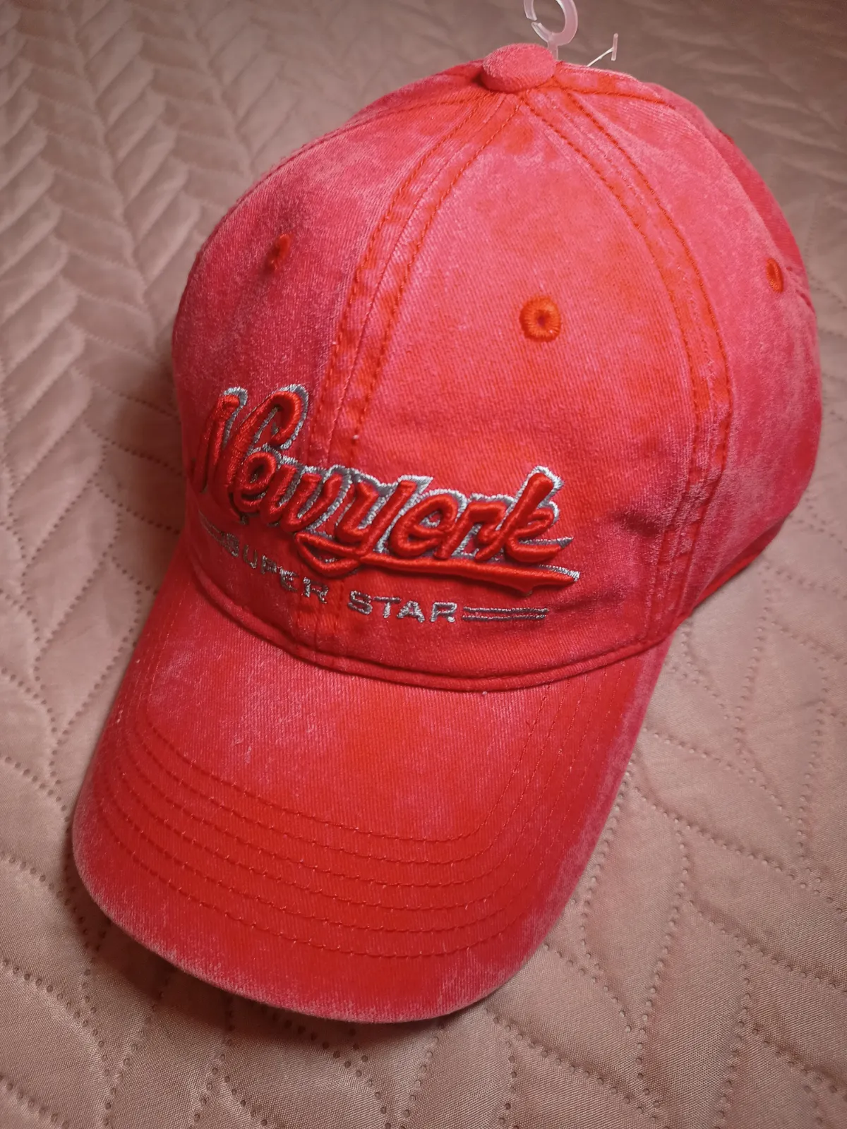 New York Super Star Red Baseball Cap 2