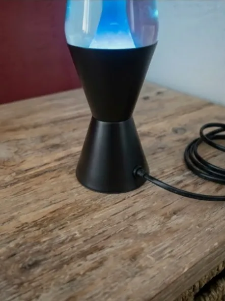 Lampe à lave bleue pieds noirs – Lampe lave 2