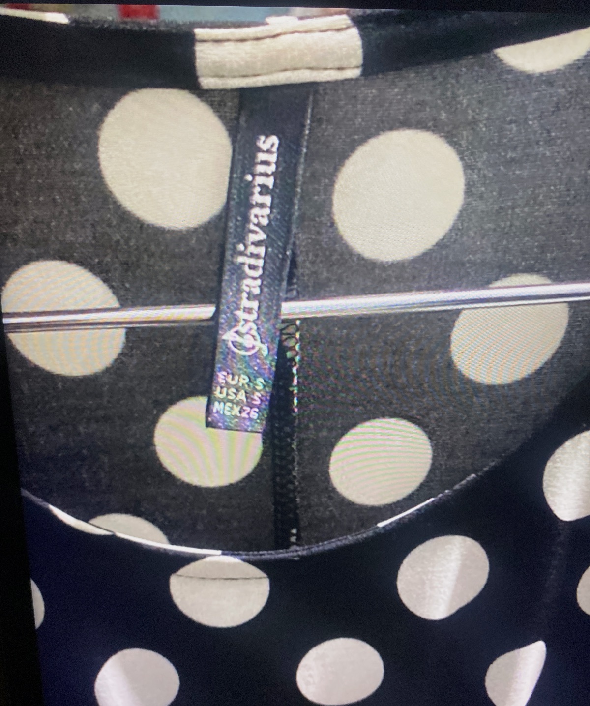 Vestido de lunares  – Stradivarius – taille S 3