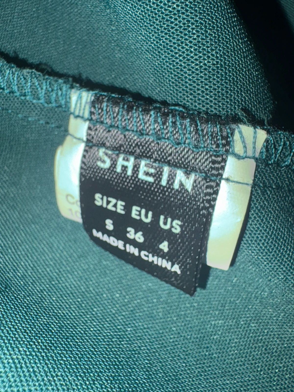 Blouse verte – Shein – taille S / 36 / 8 2
