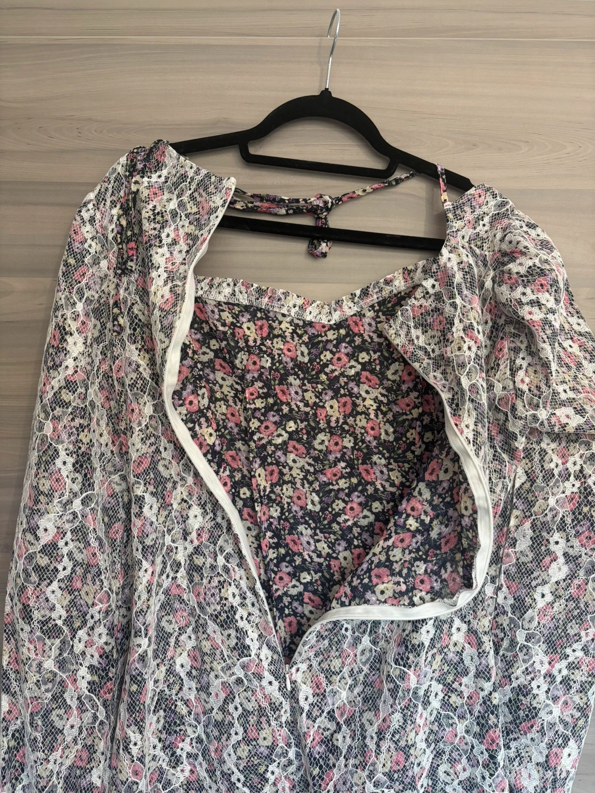 Robe fleurie dentelle – Shein – taille M / 38 / 10 3