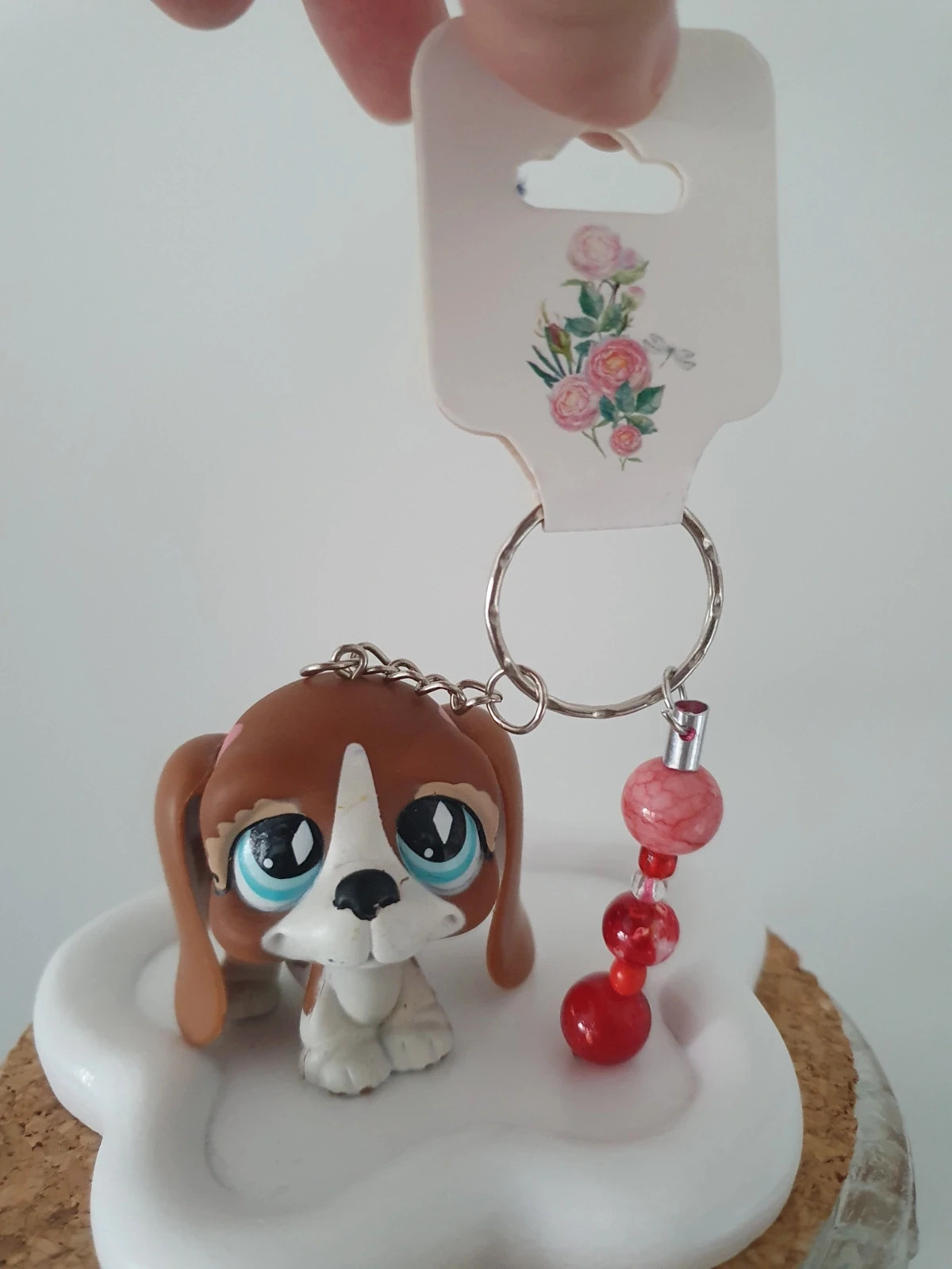 Petshop lps porte-clés chien basset