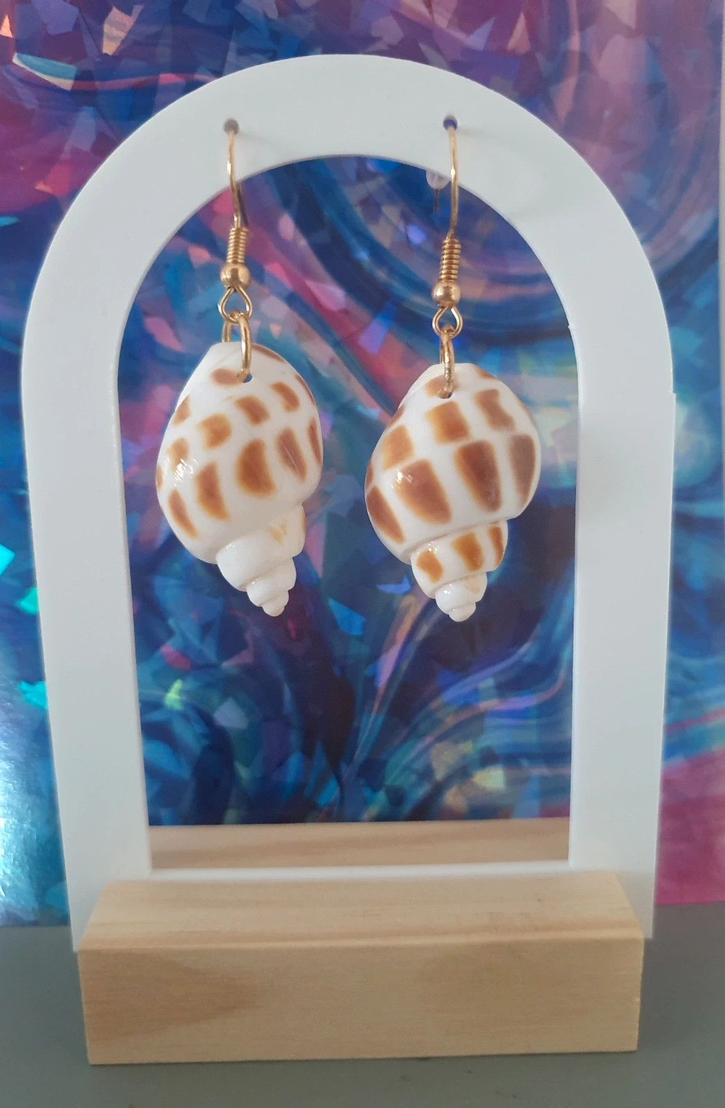 Boucles d'oreilles été coquillages
