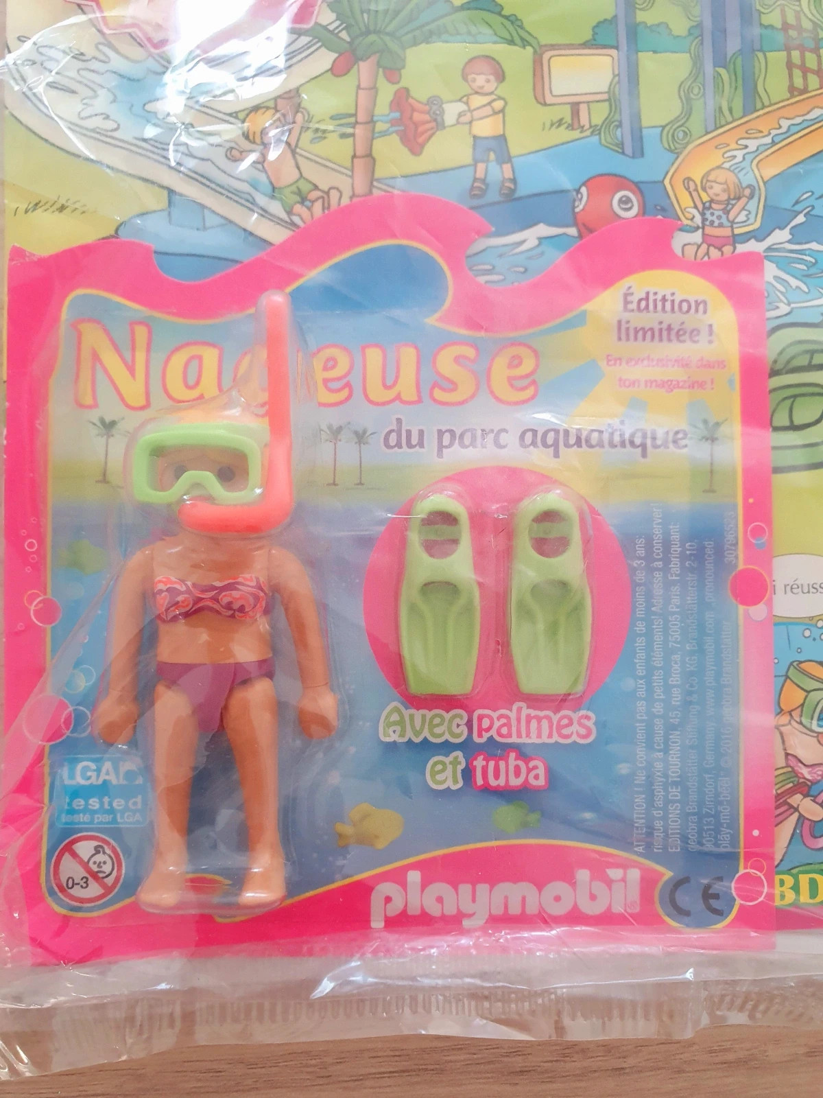 Playmobil - Magazine + figurine nageuse – Playmobil – taille Taille unique 2