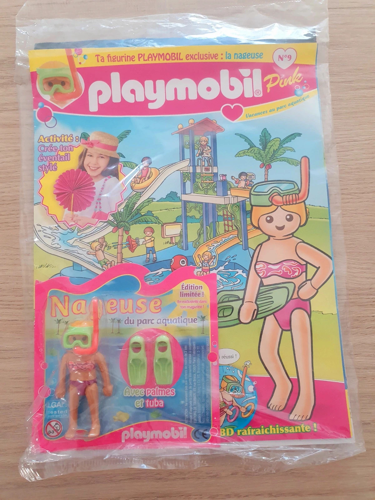 Playmobil - Magazine + figurine nageuse