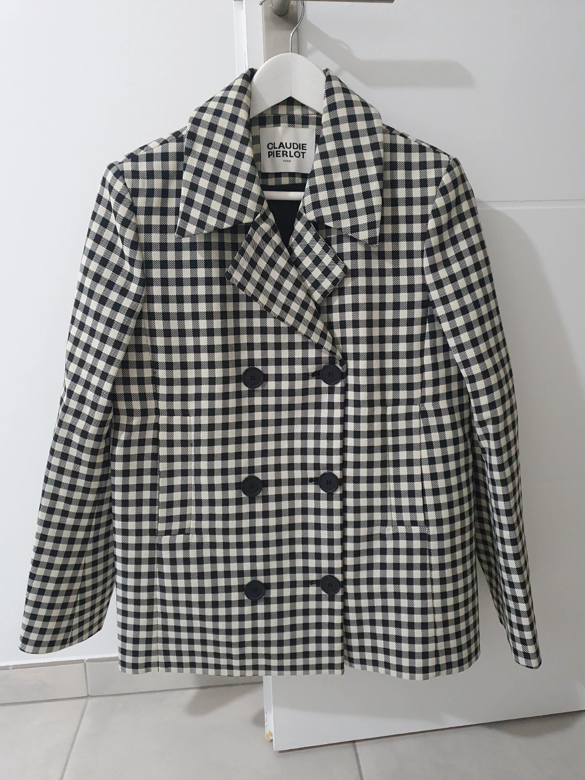 Manteau à carreaux Claudie Pierlot