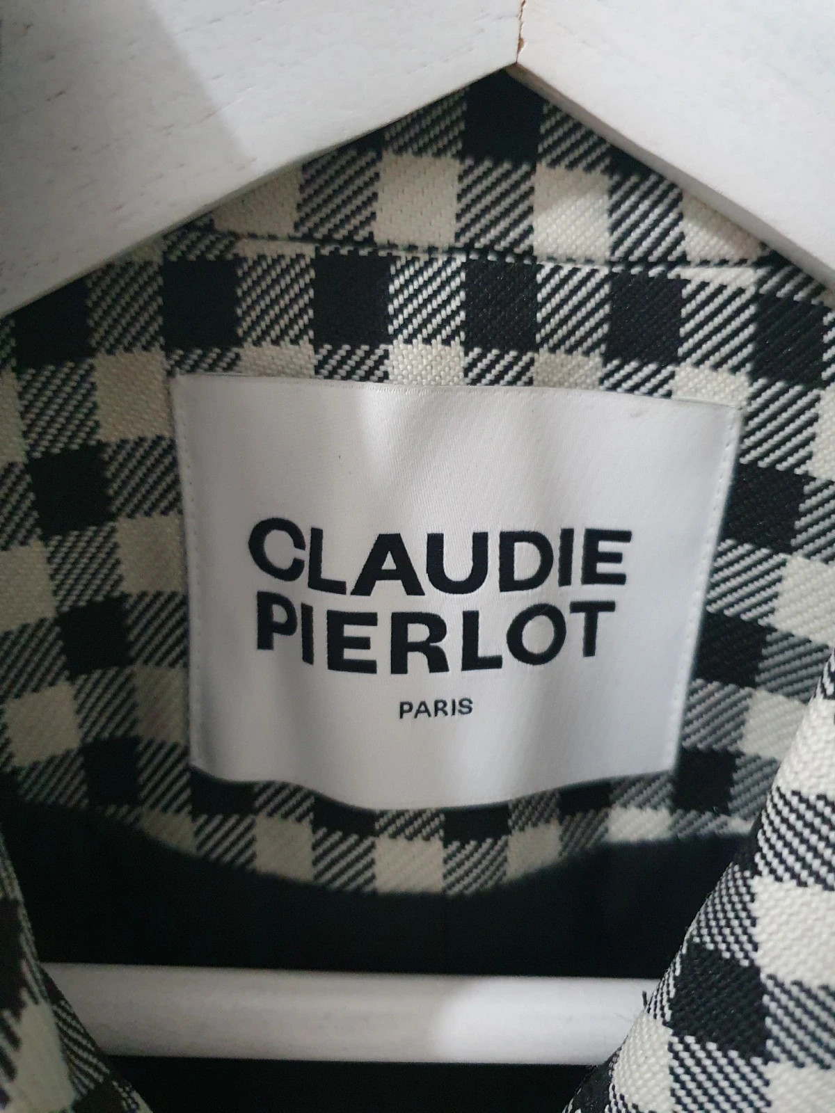 Manteau à carreaux Claudie Pierlot – Claudie Pierlot – taille S / 36 / 8 5