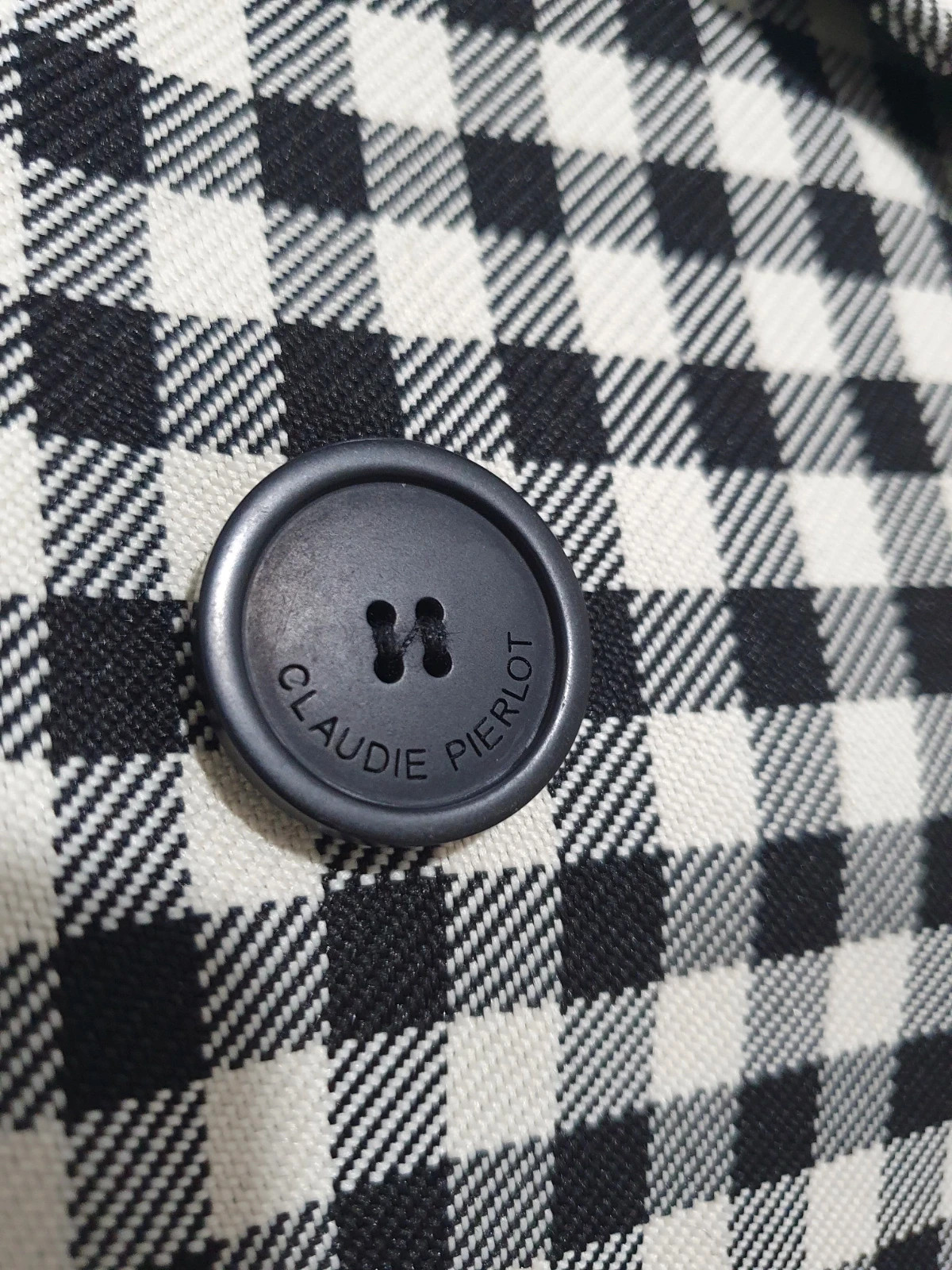 Manteau à carreaux Claudie Pierlot – Claudie Pierlot – taille S / 36 / 8 3