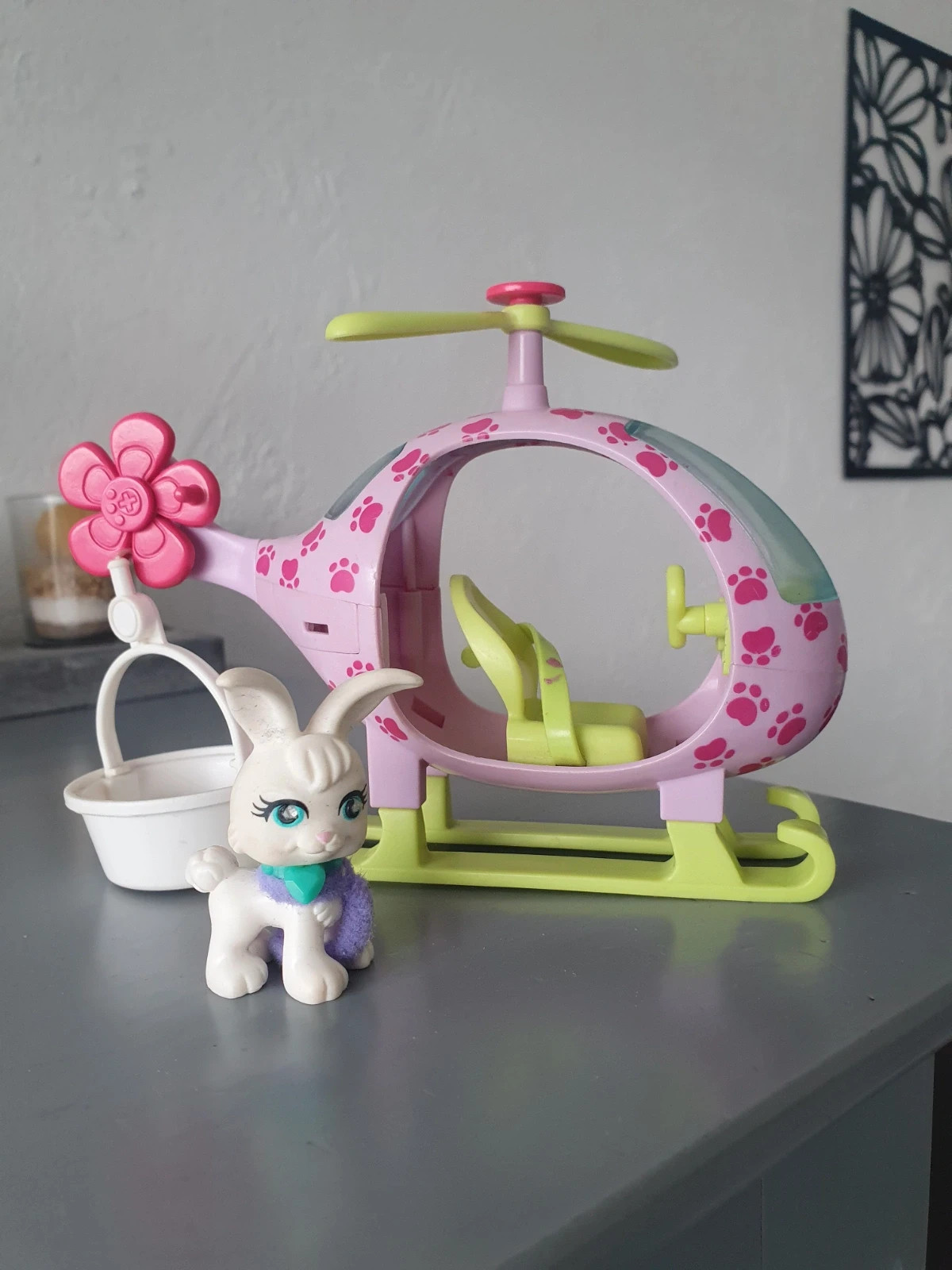Polly pocket l'hélicoptère de sauvetage