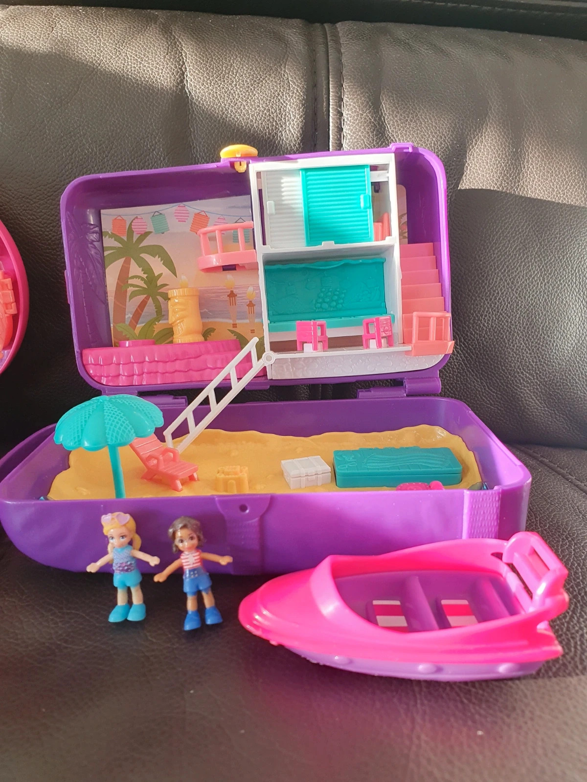 Polly pocket flamant rose et surprise à la plage – Polly Pocket – taille Taille unique 3