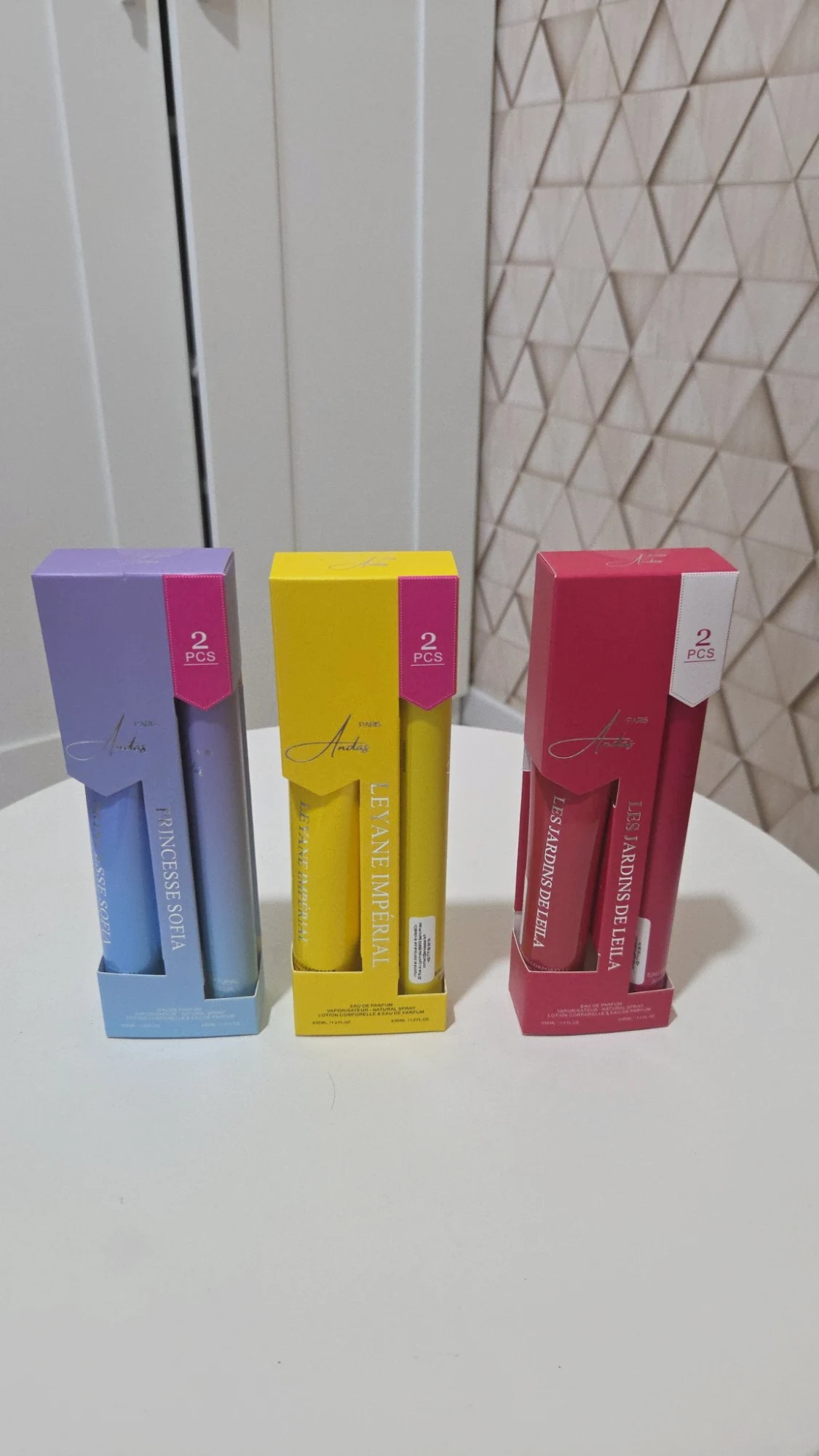 Parfum avec cremes parfumé 