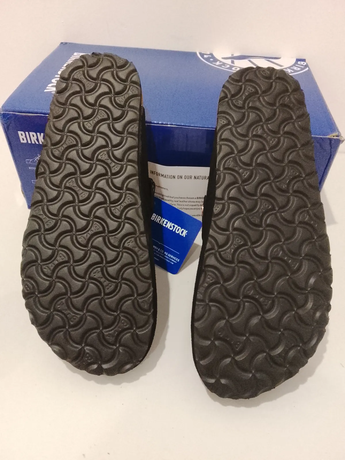 Birkenstock Boston Black Suede Clogs 6