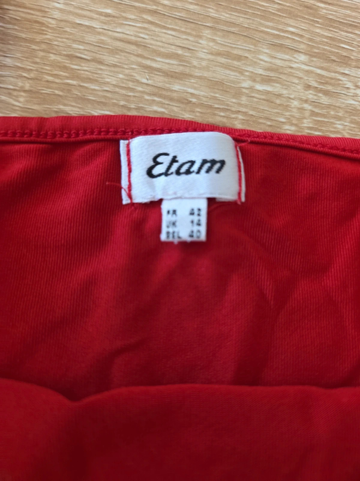 Debardeur rouge – Etam – taille XL / 42 / 14 2