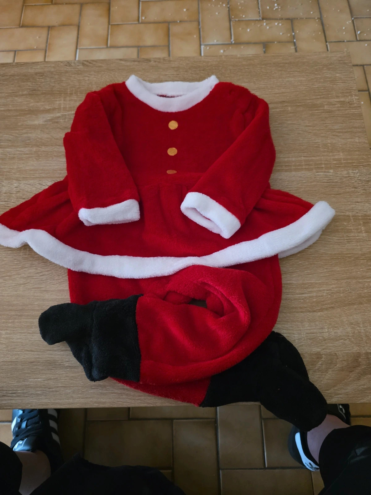 Pyjama robe de Noël – Mes Petits Cailloux – taille 18-24 mois / 86 cm 2