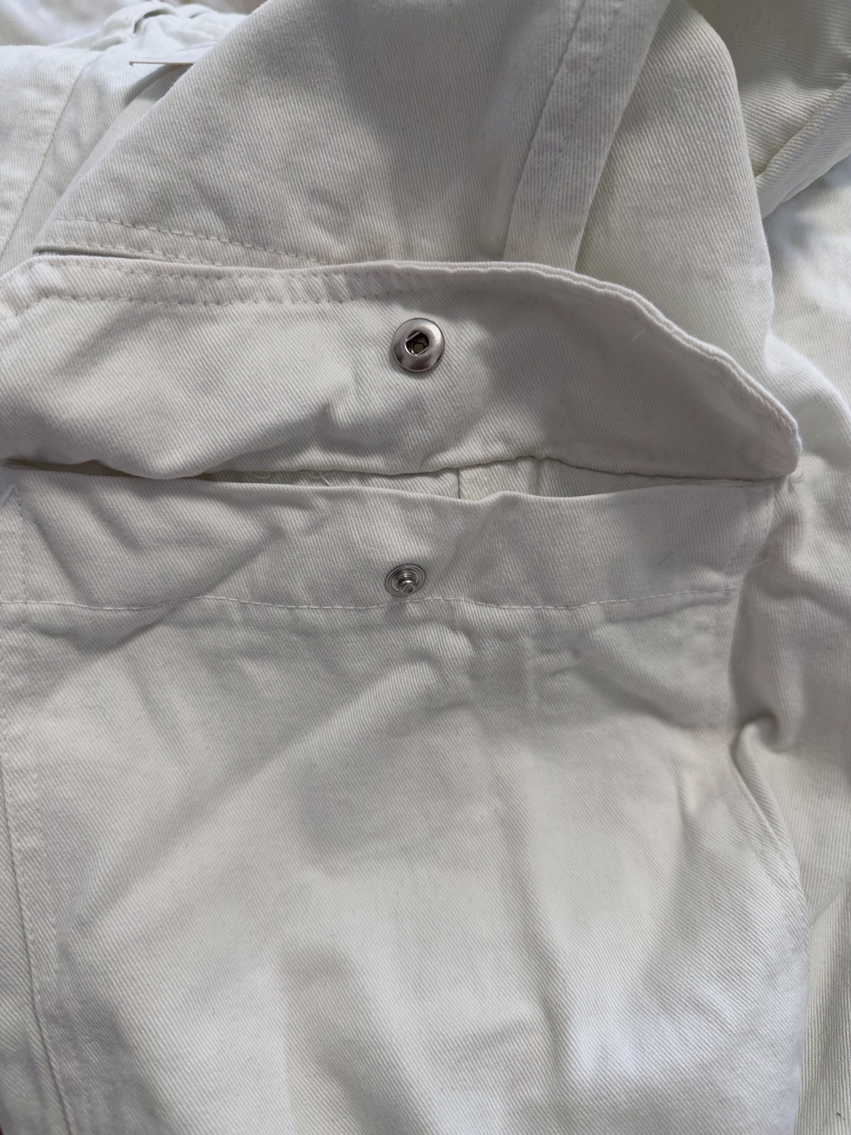 Pantalón cargo de mujer Zara blanco talla 38 – Zara – taille M 4