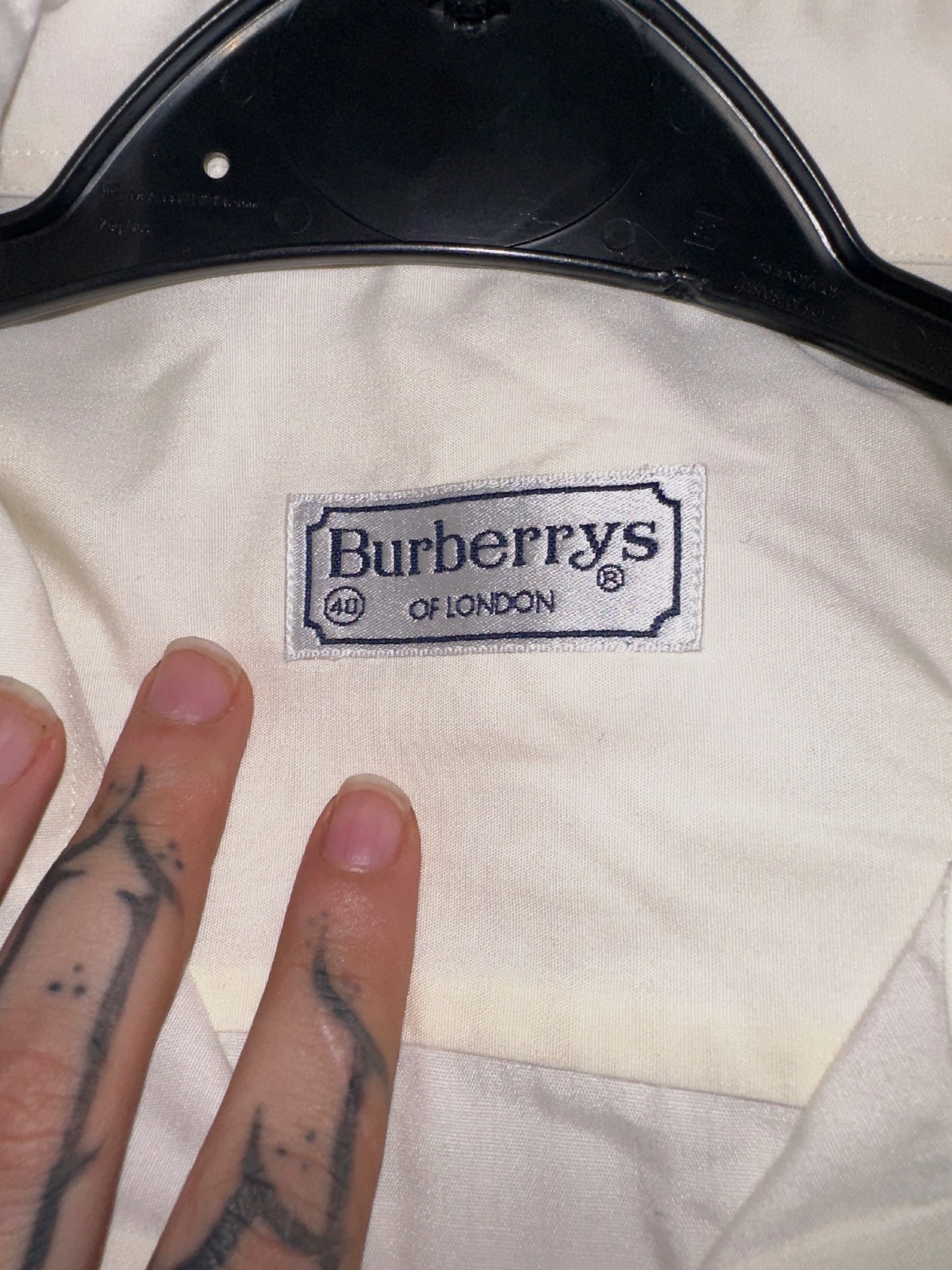 Camisa vintage Burberrys de vestir de manga larga – Burberrys – taille M 3