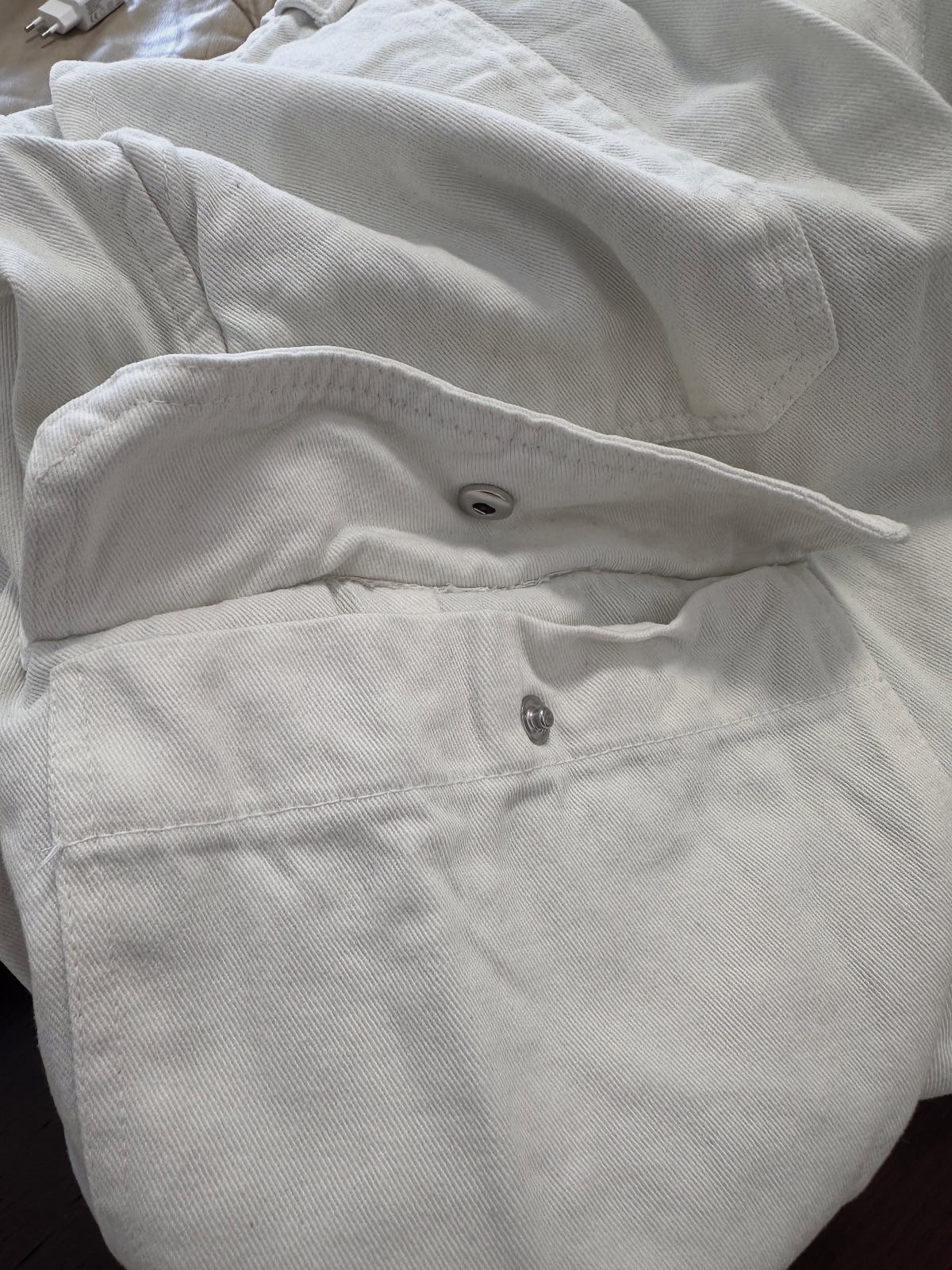 Pantalón cargo de mujer Zara blanco talla 38 – Zara – taille M 5