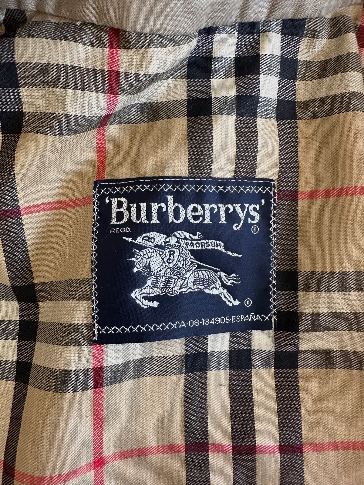 Trench vintage Burberrys largo marrón – Burberrys – taille L 4