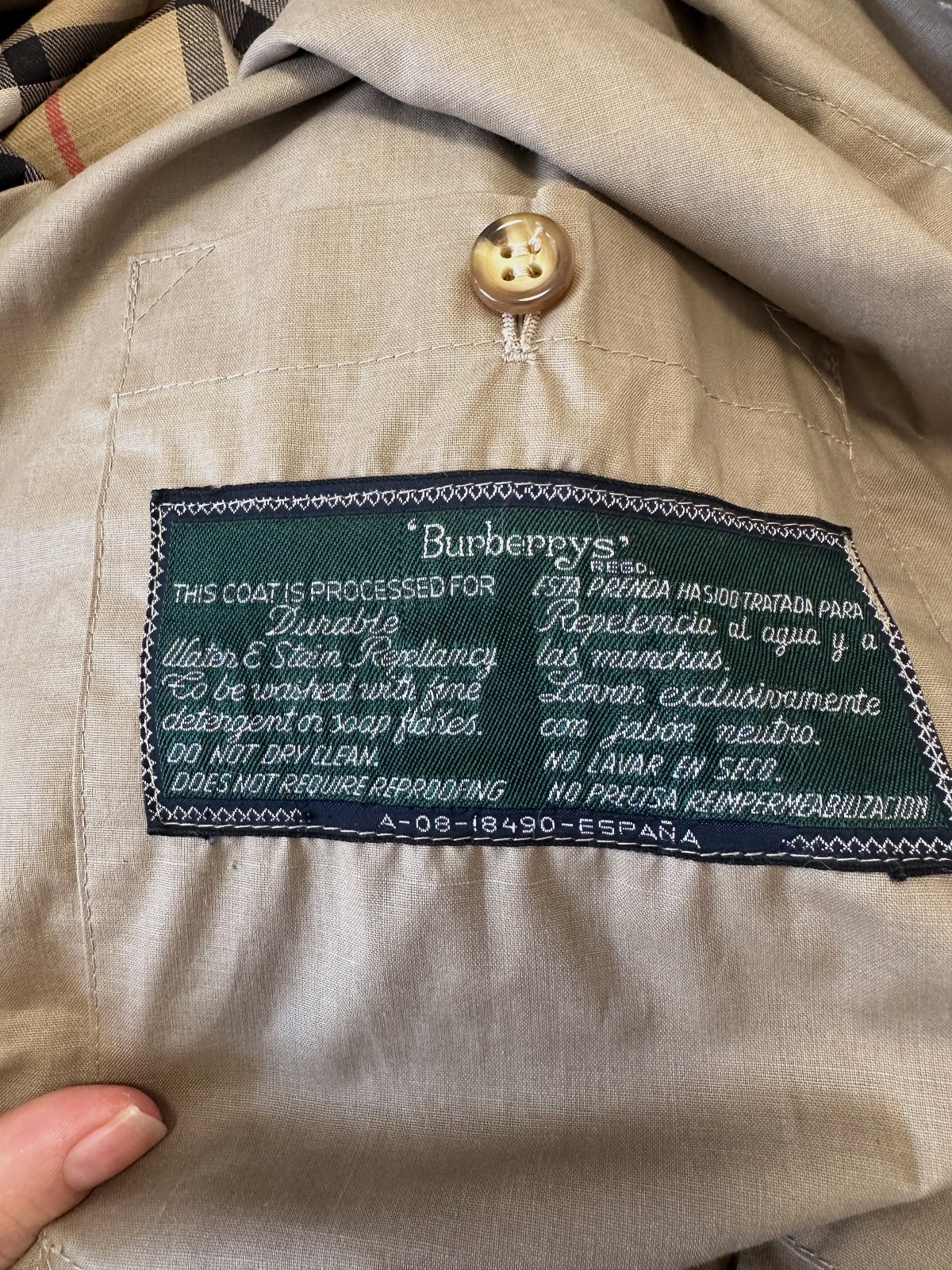 Trench vintage Burberrys largo marrón – Burberrys – taille L 6