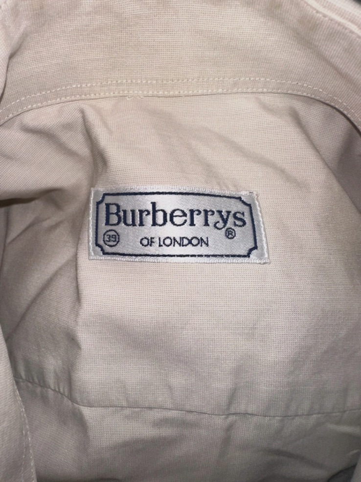 Camisa manga larga beige Burberrys de London vintage – Burberry – taille S 2