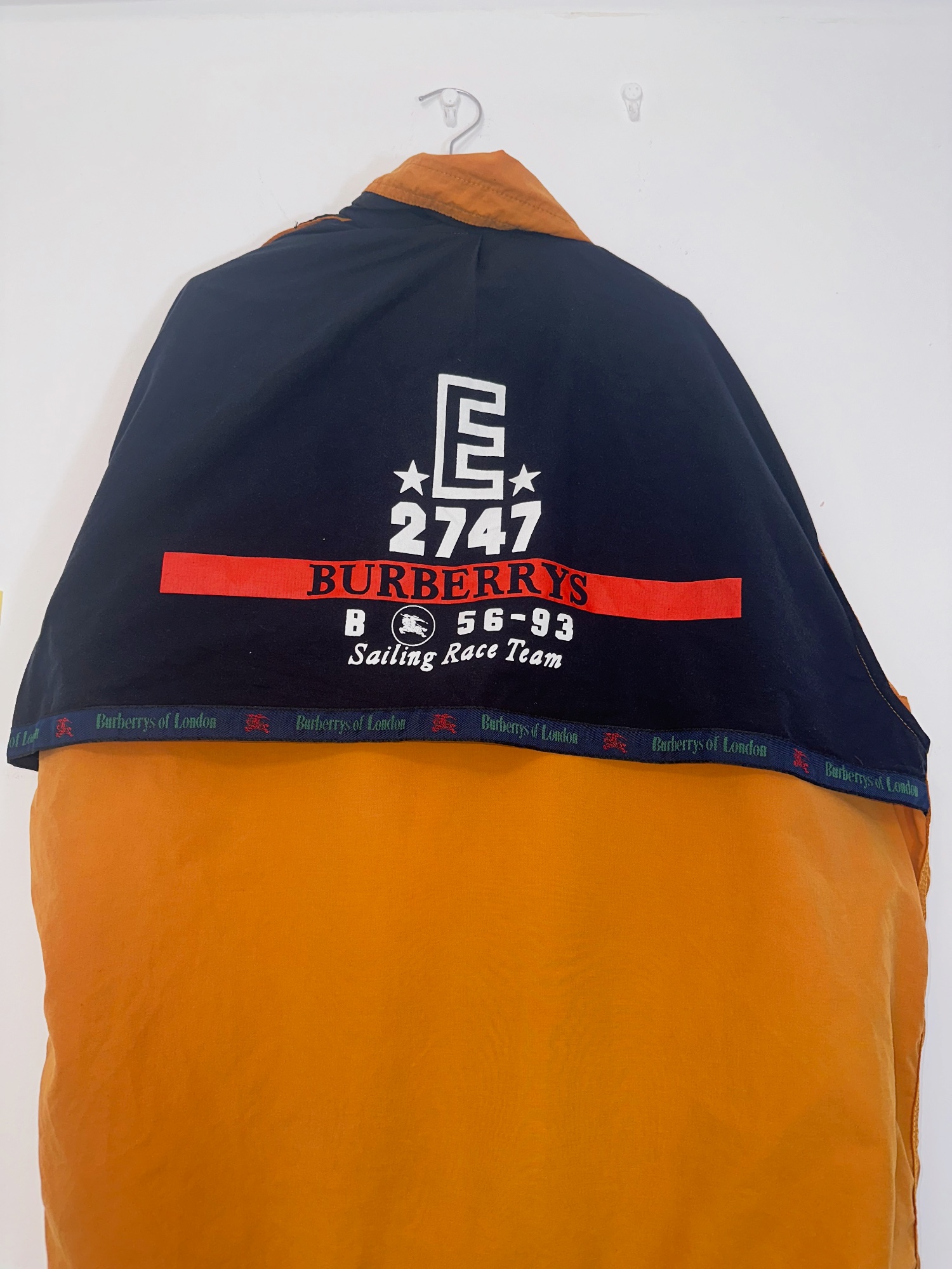 Chaqueta vintage Burberrys Sailing Race Team mostaza – Burberrys – taille L 2