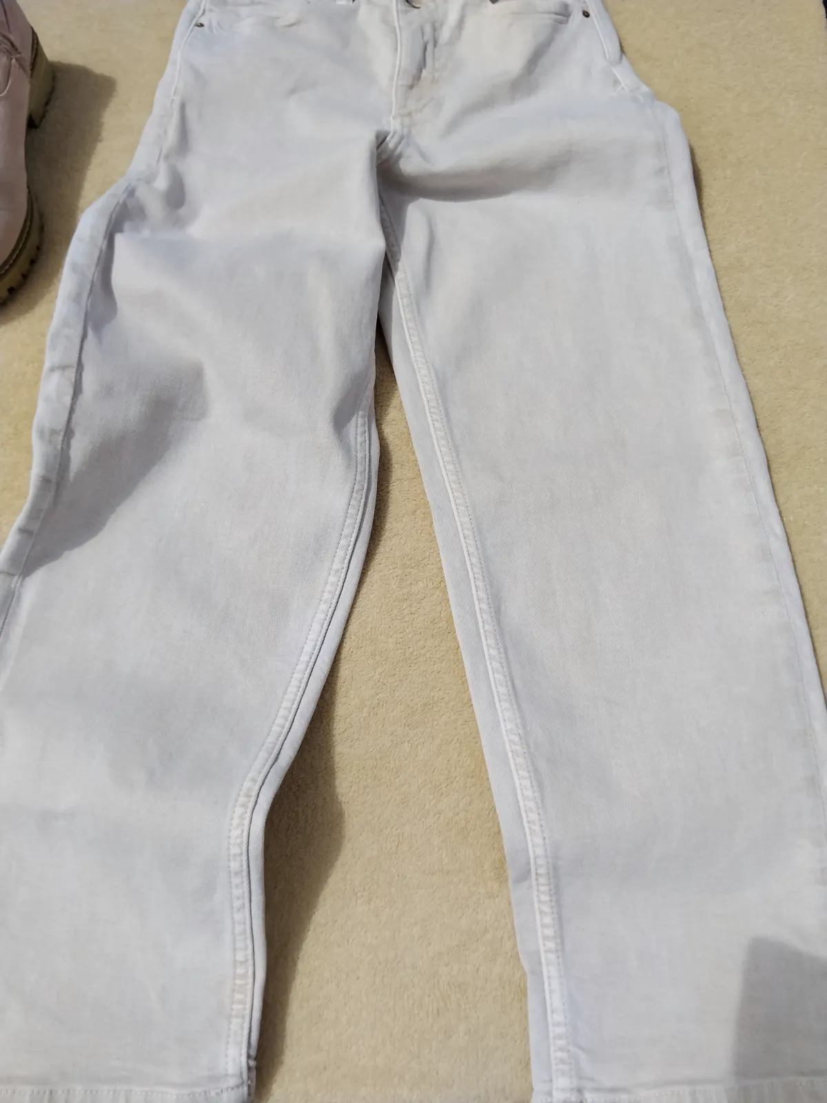 Pantalón vaquero beige Zara – Zara – taille XS 3