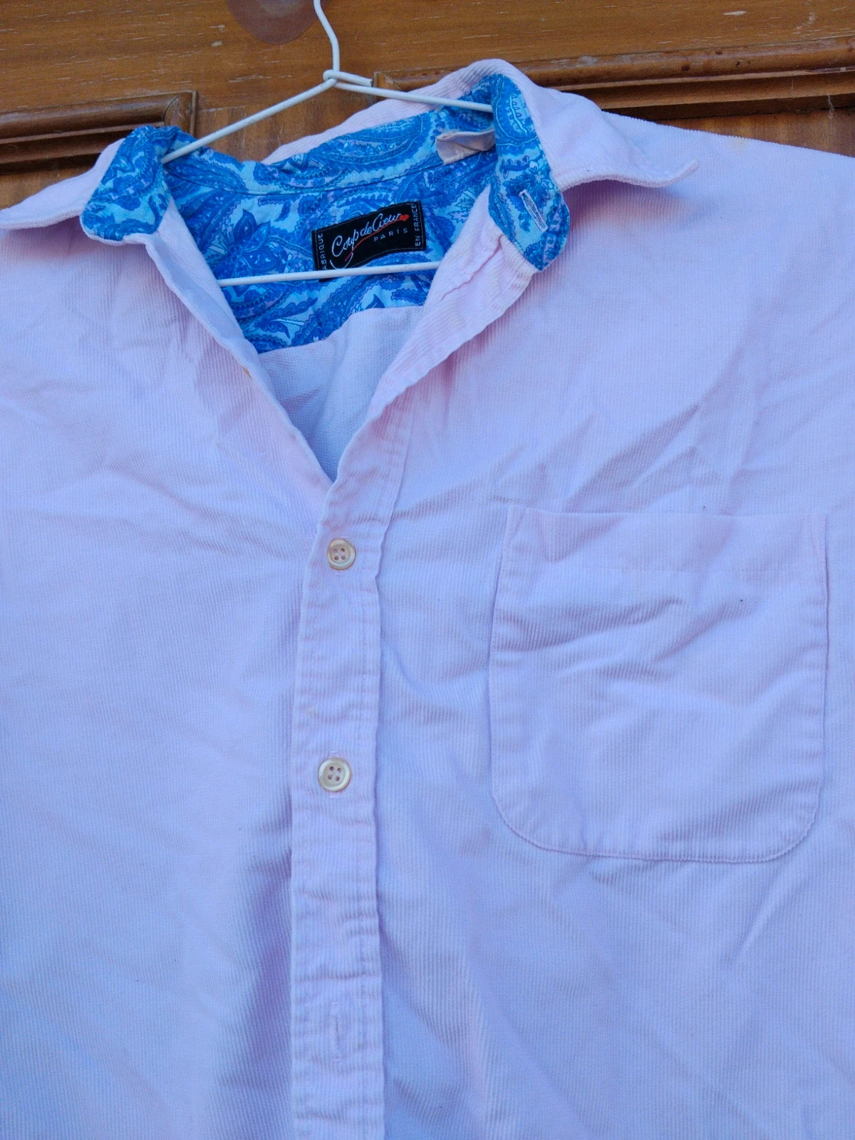 Camisa de pana para hombre – Coup de Coeur – taille L 3
