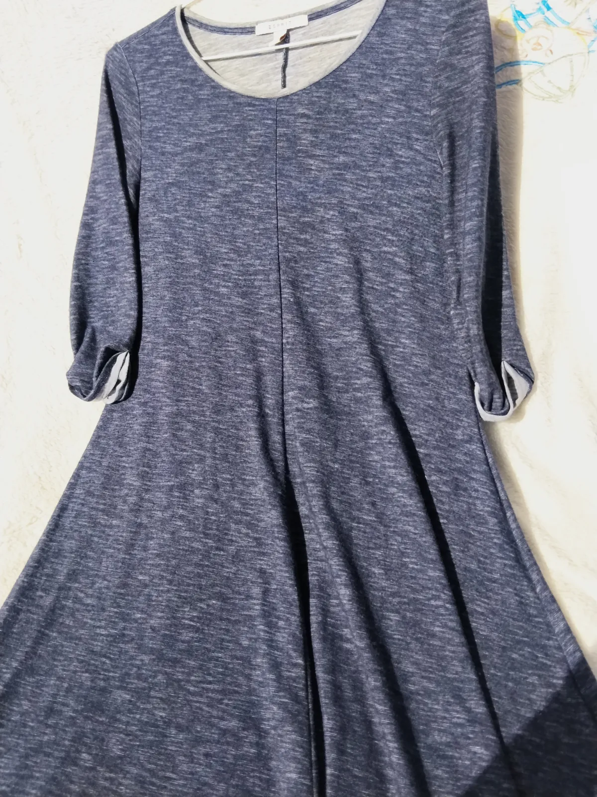 Vestido azul jaspeado Esprit – Esprit – taille M 2