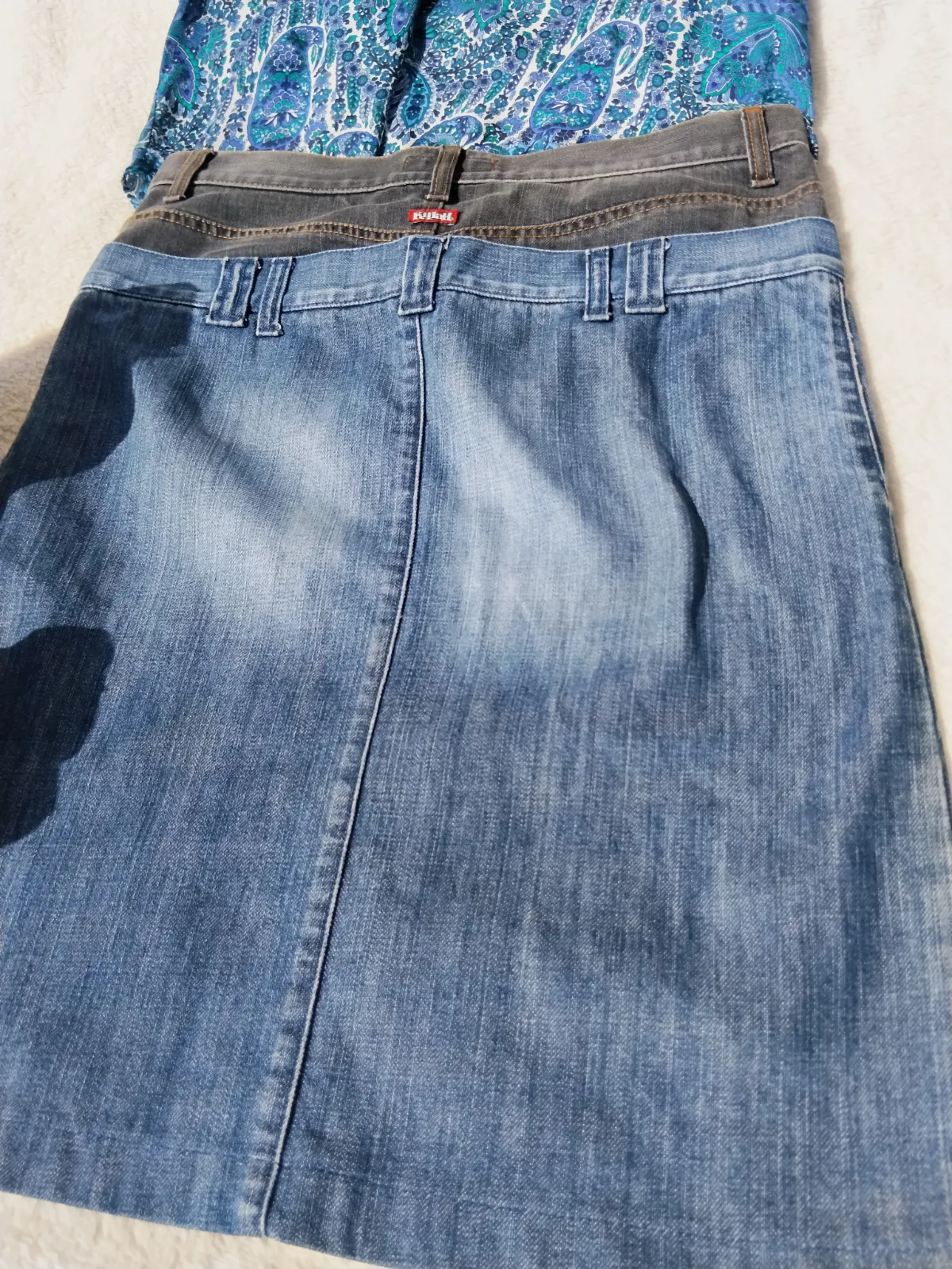 Falda vaquera efecto doble cintura – Killah – taille L 3