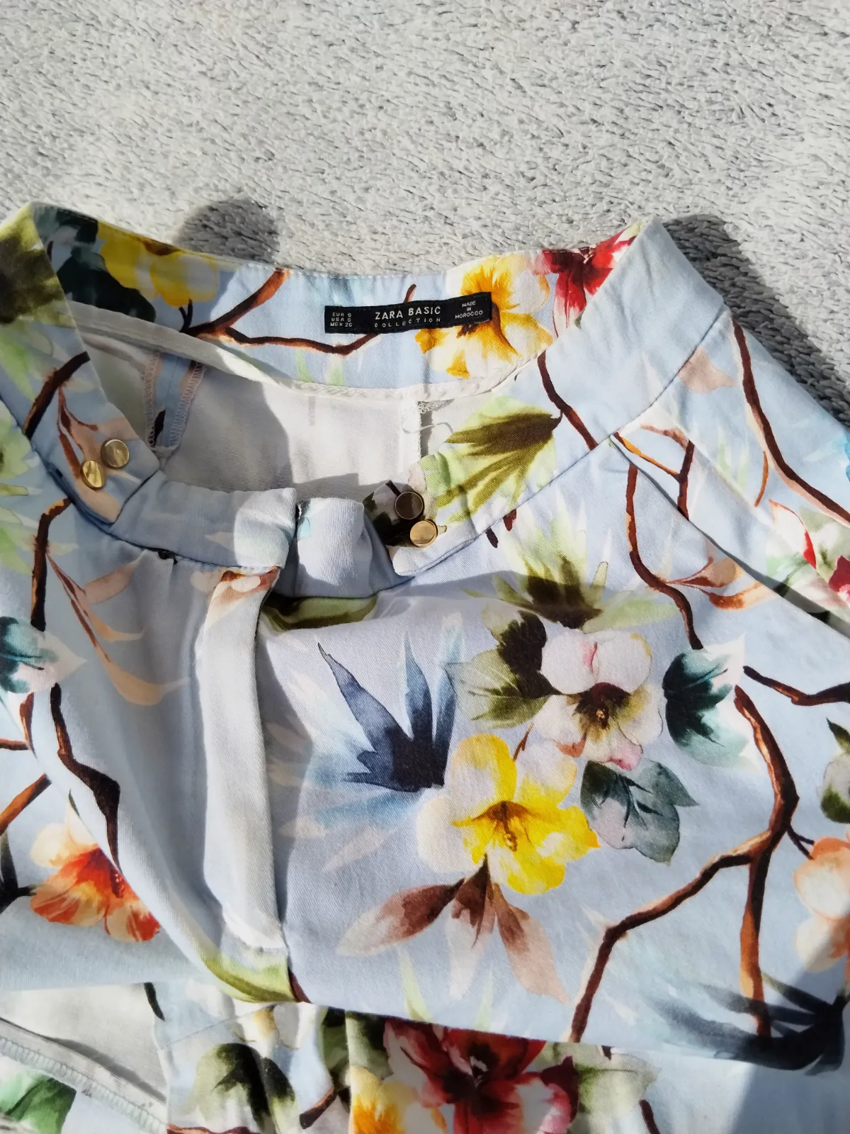 Pantalón corto estampado floral Zara – Zara – taille S 2