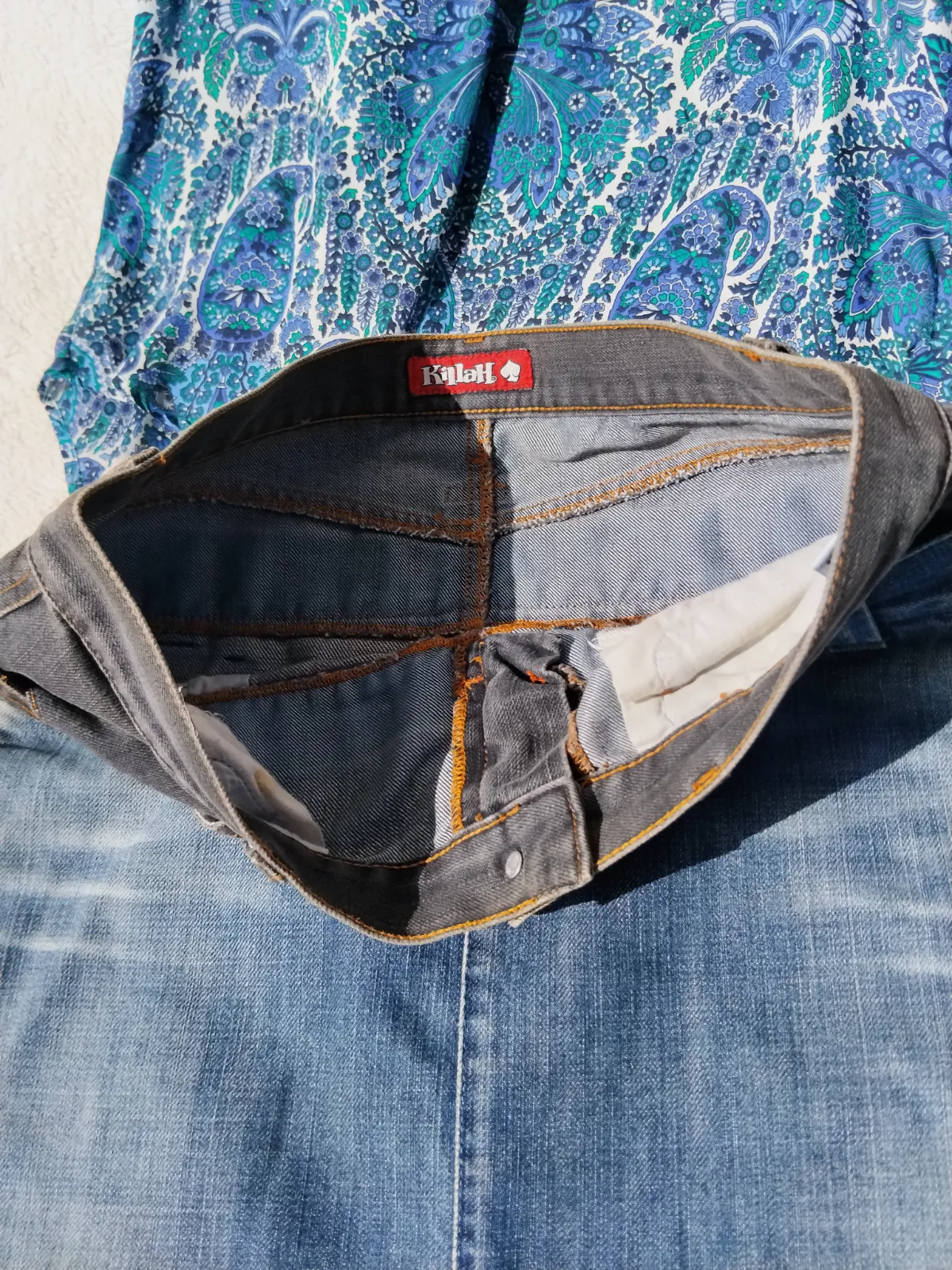 Falda vaquera efecto doble cintura – Killah – taille L 2