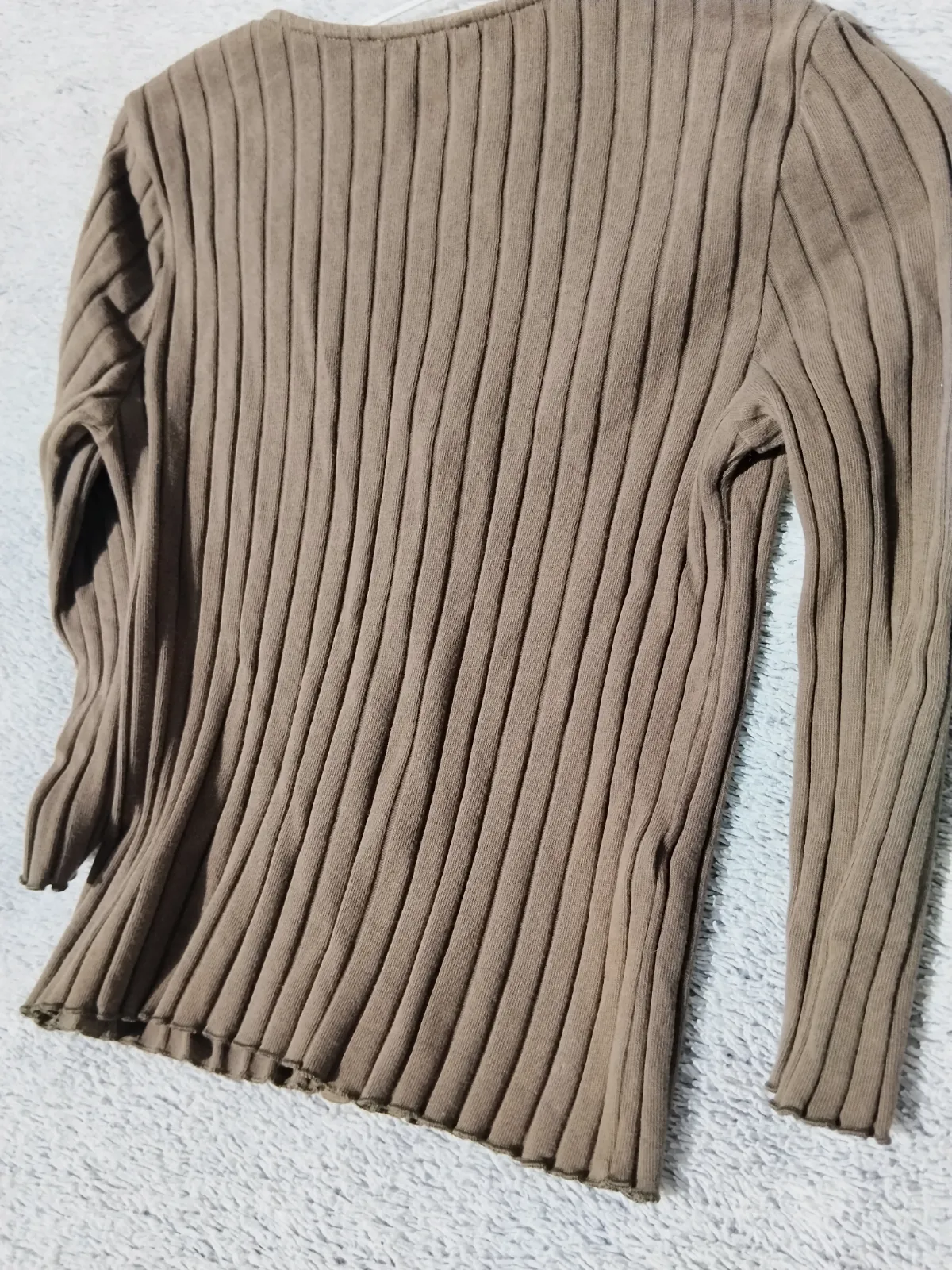 Chaqueta de punto acanalado con botones – Mng – taille S 3