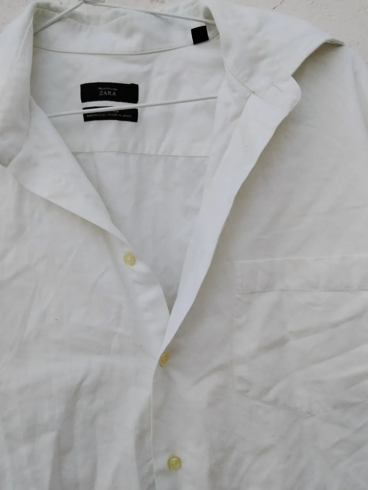 Camisa blanca de manga larga Zara – Zara – taille XL 2