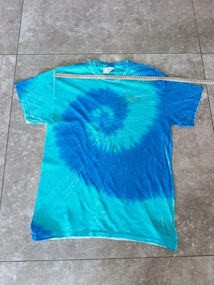 T-shirt tie and dye bleu Gildan taille M – Gildan – taille M 5