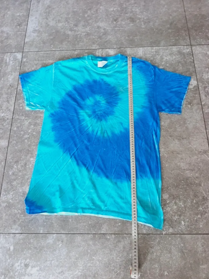 T-shirt tie and dye bleu Gildan taille M – Gildan – taille M 3