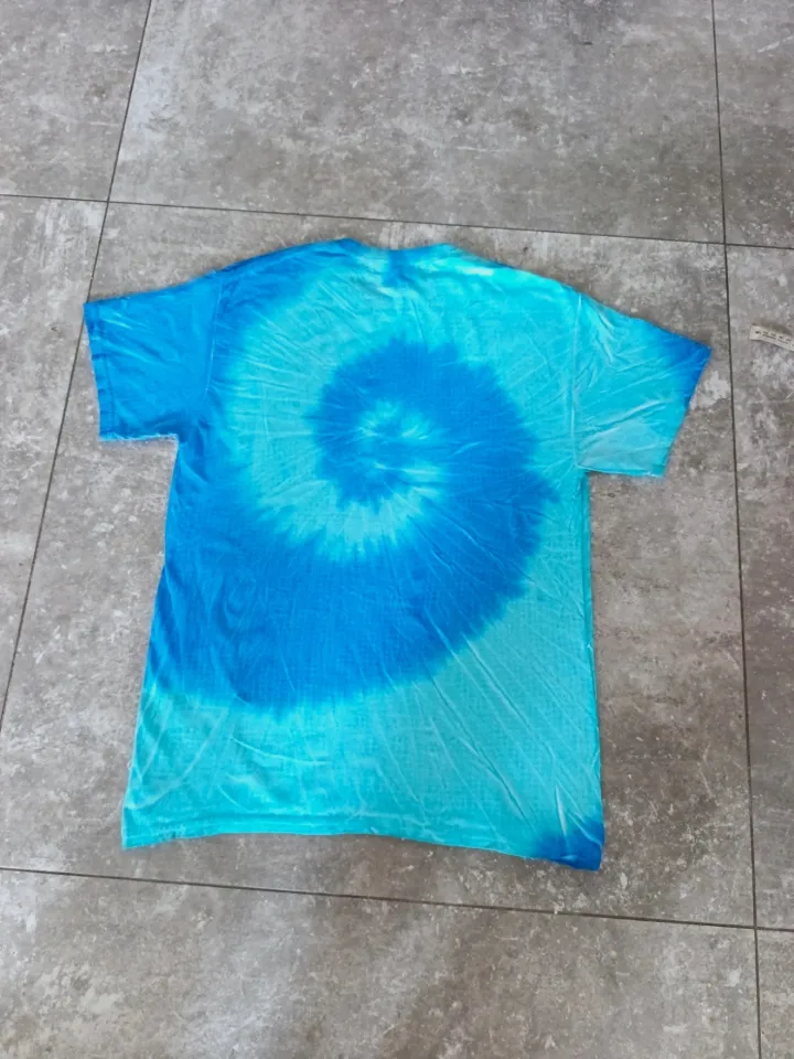 T-shirt tie and dye bleu Gildan taille M – Gildan – taille M 7