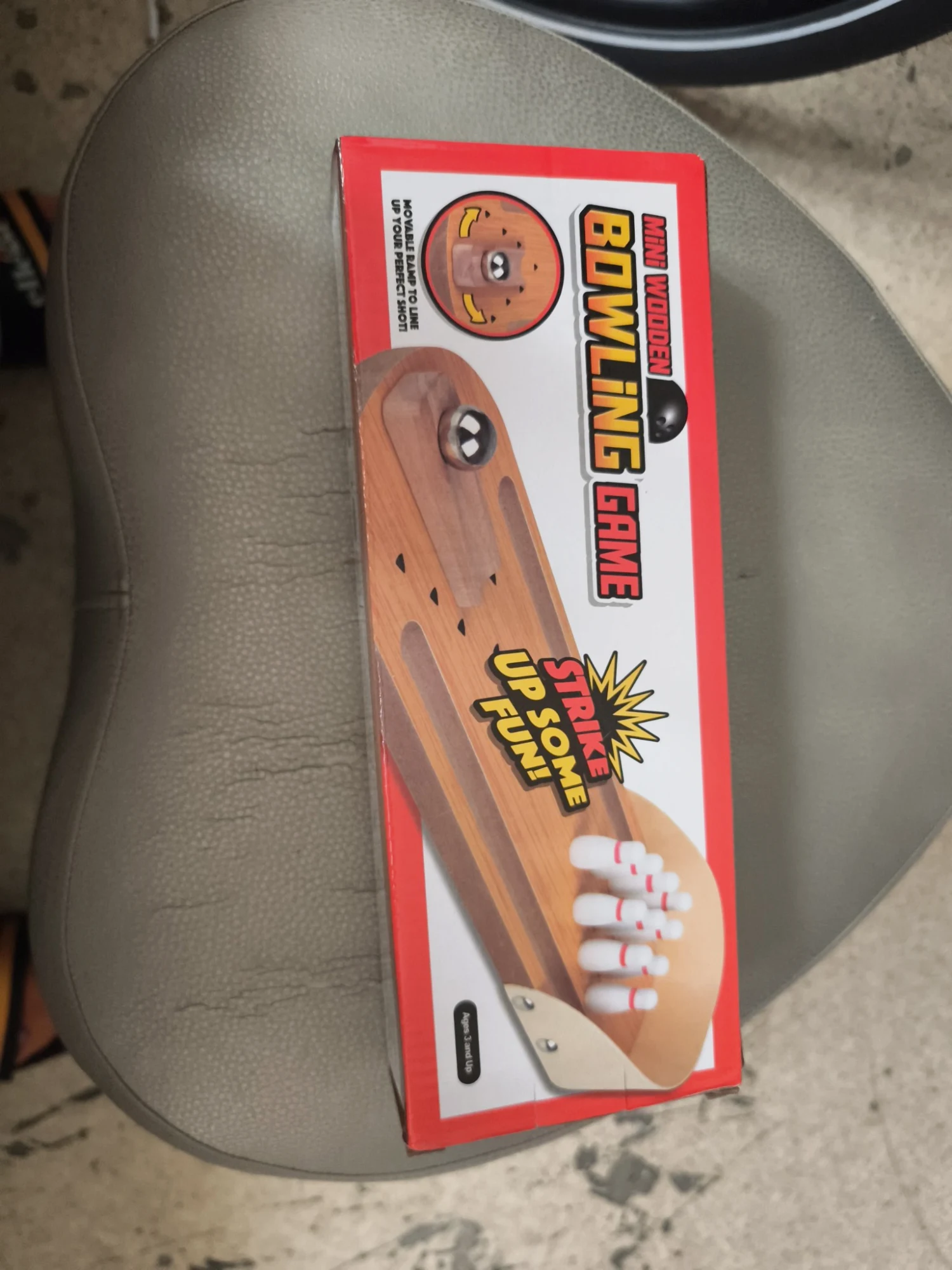 Mini bowling en bois
