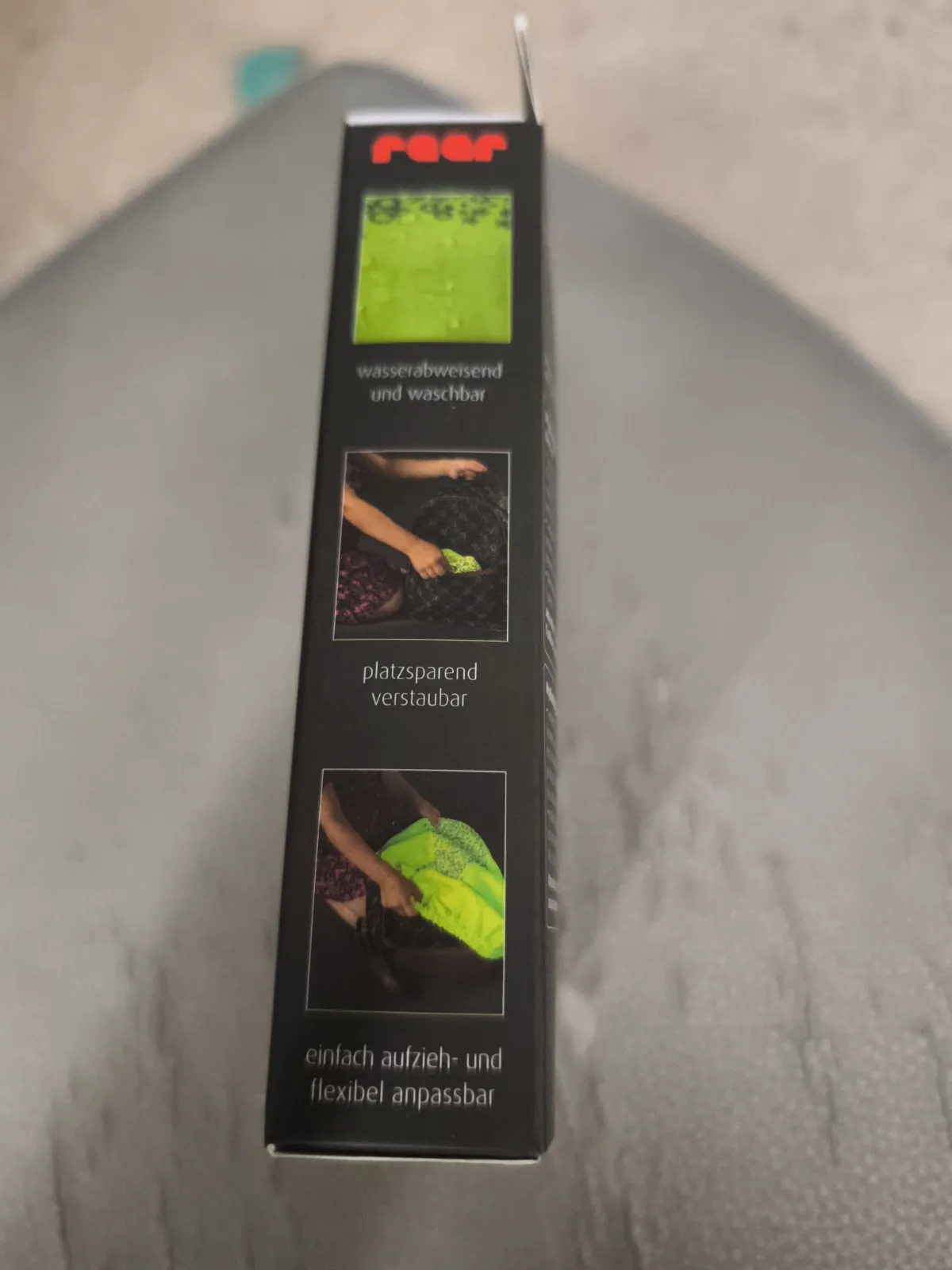 Couvre sac à dos scolaire fluorescent – Reer – taille Taille unique 2