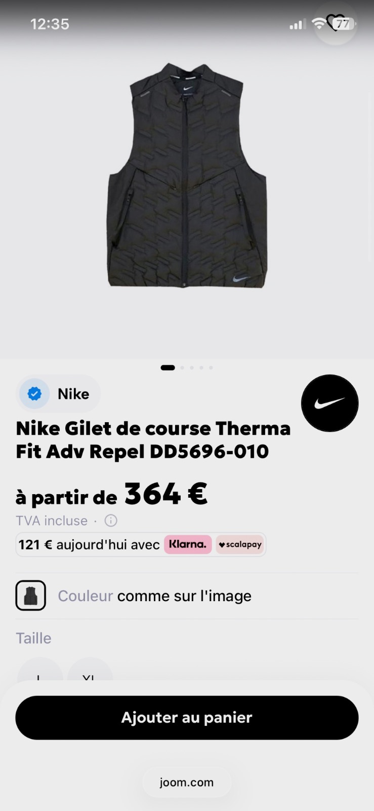 Veste Sans manche Nike adv  – Nike – taille L 7