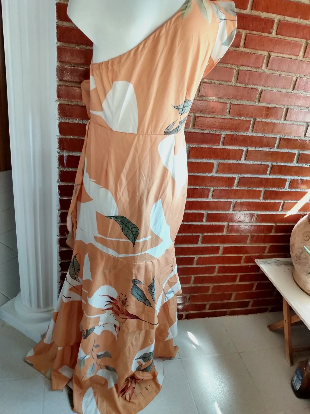 Vestido largo estampado – Local – taille M 4