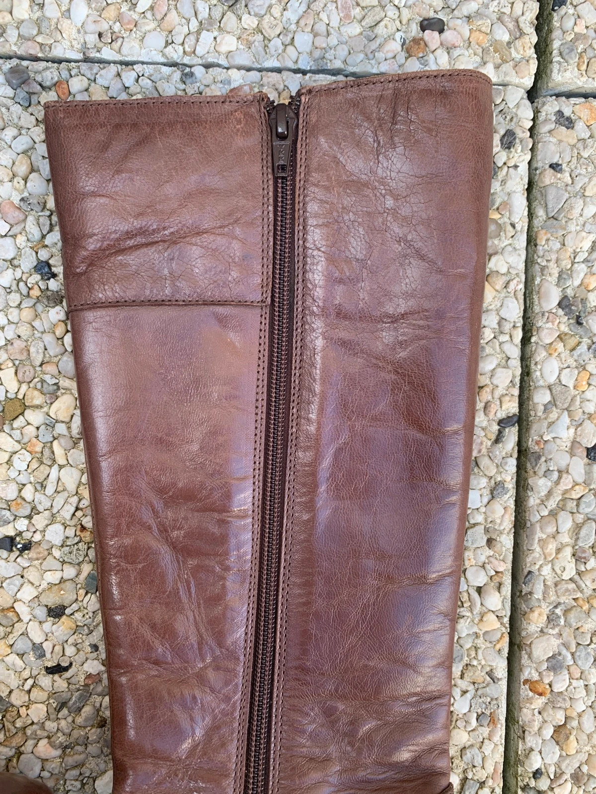 🤎 IXOO – Bottes hautes marron en cuir – T. 36 – IXOO – taille 36 4