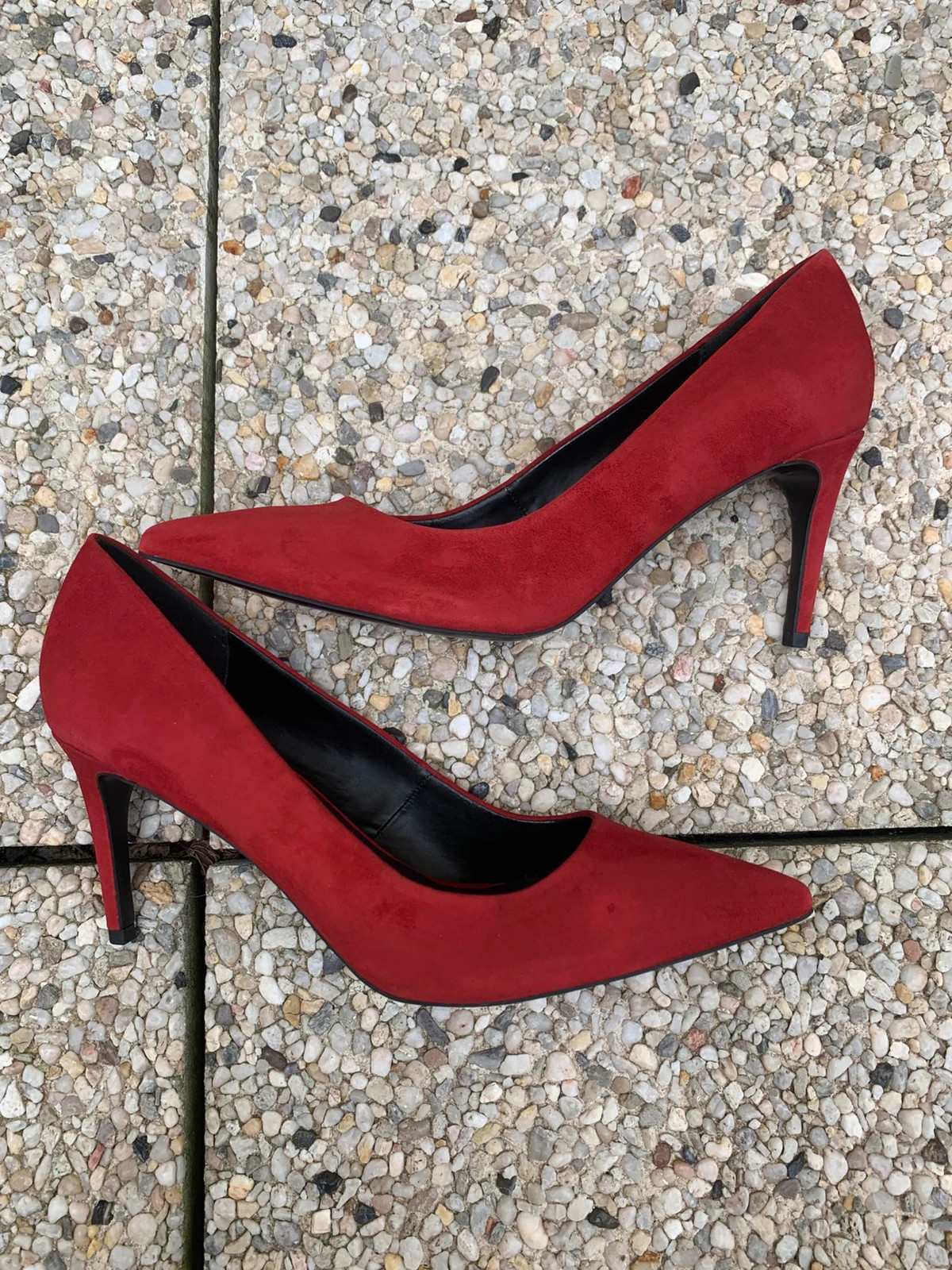 Morgan – Escarpins rouges à talons aiguilles – T. 40 – Morgan – taille 40 5