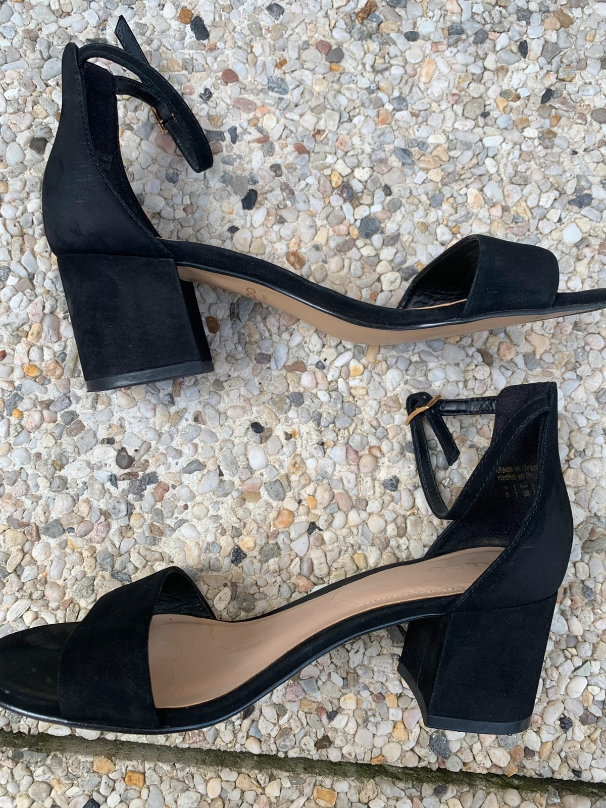 ALDO – Sandales noires à talon bloc – T. 36 – ALDO – taille 36 5