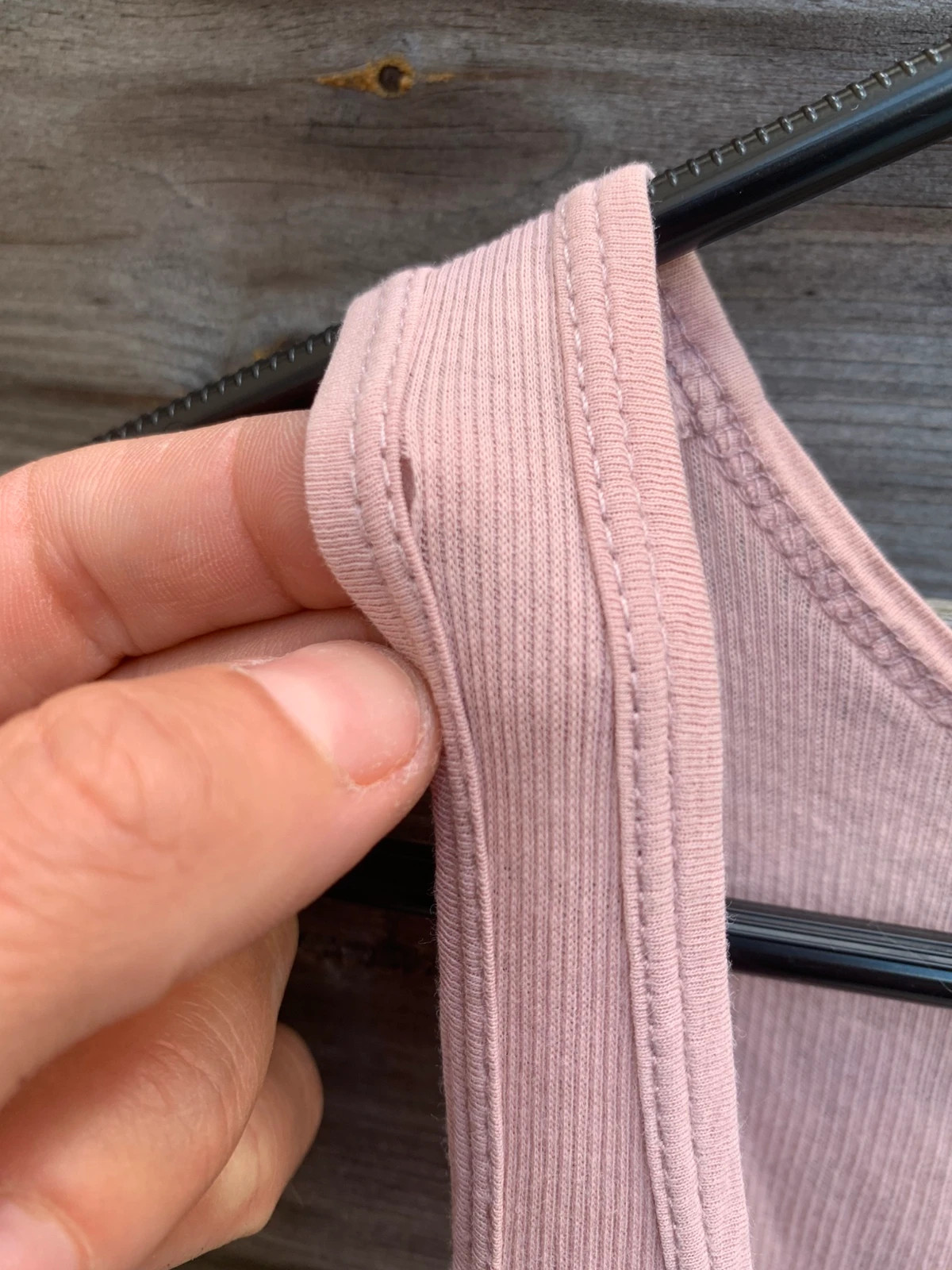💗 Massimo Dutti – Débardeur rose poudré côtelé – S – Massimo Dutti – taille S / 36 / 8 3