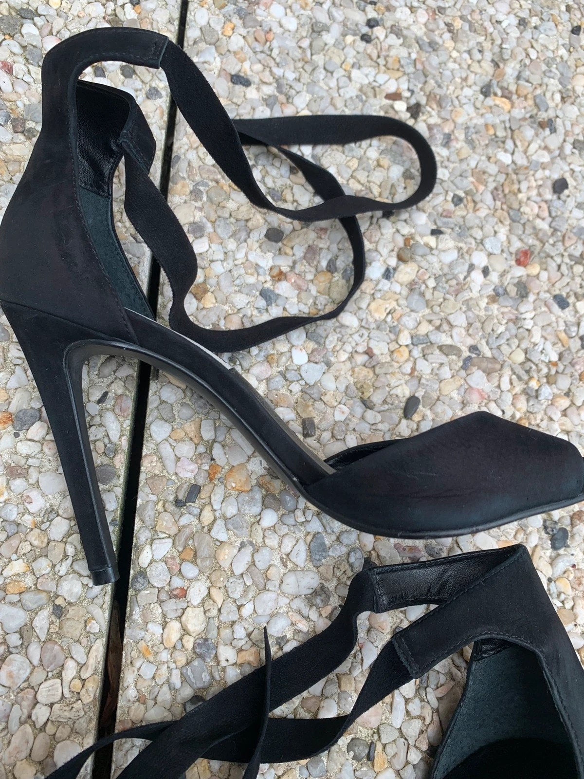 Steve Madden WITTY – Sandales noires à talons hauts – 5.5 US – cuir – Steve Madden – taille 35 5